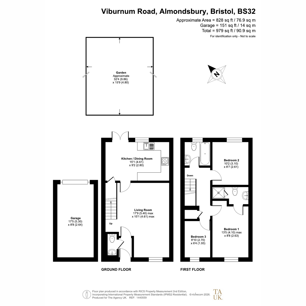 38, Viburnum Road, Bristol floorplan