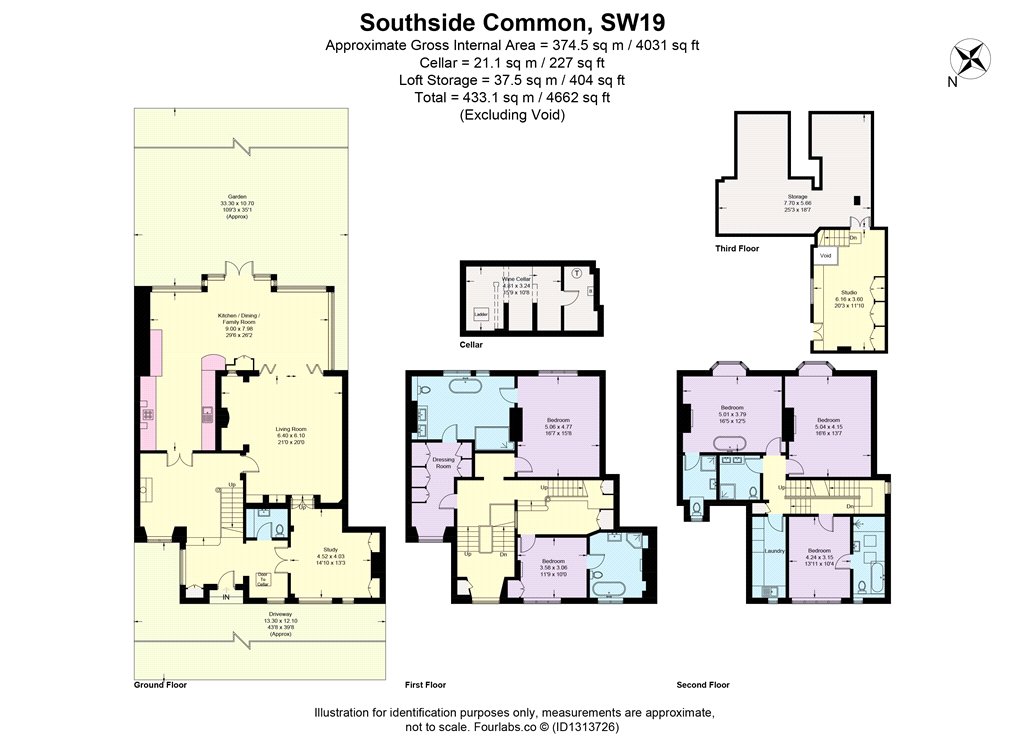 Southside Common, London floorplan