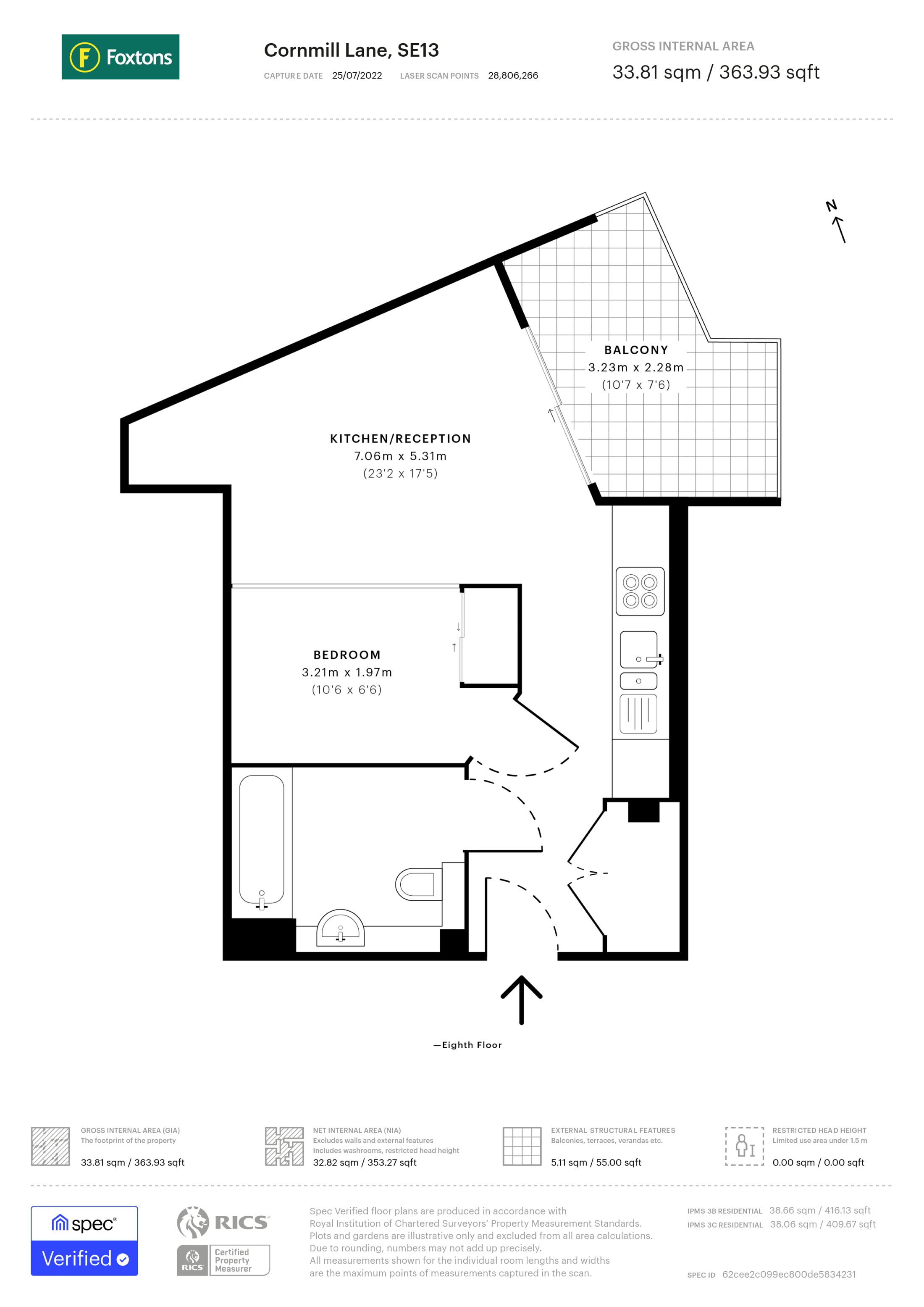 Cornmill Lane, Lewisham floorplan