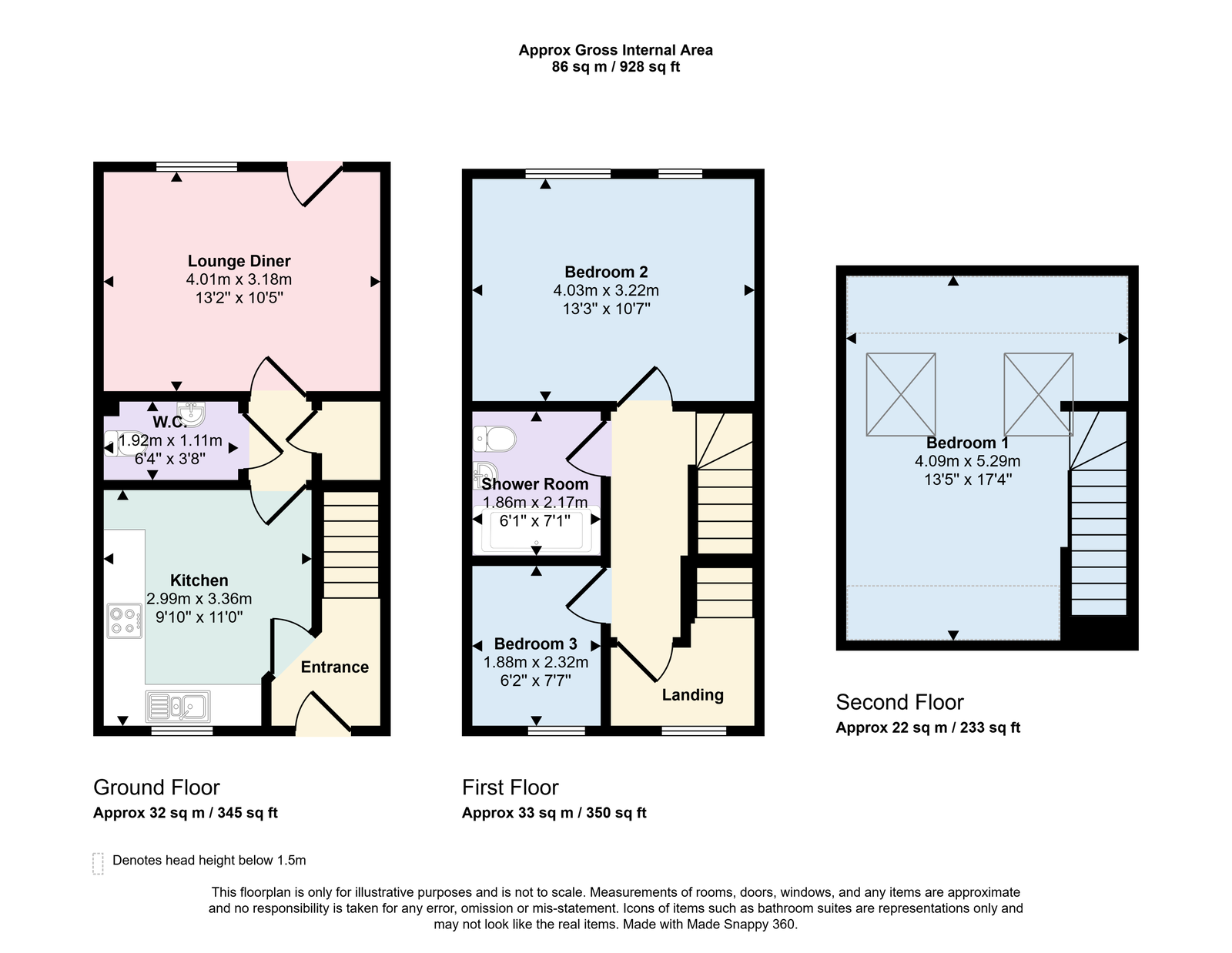 26, Horsfield Close, Whitehaven floorplan
