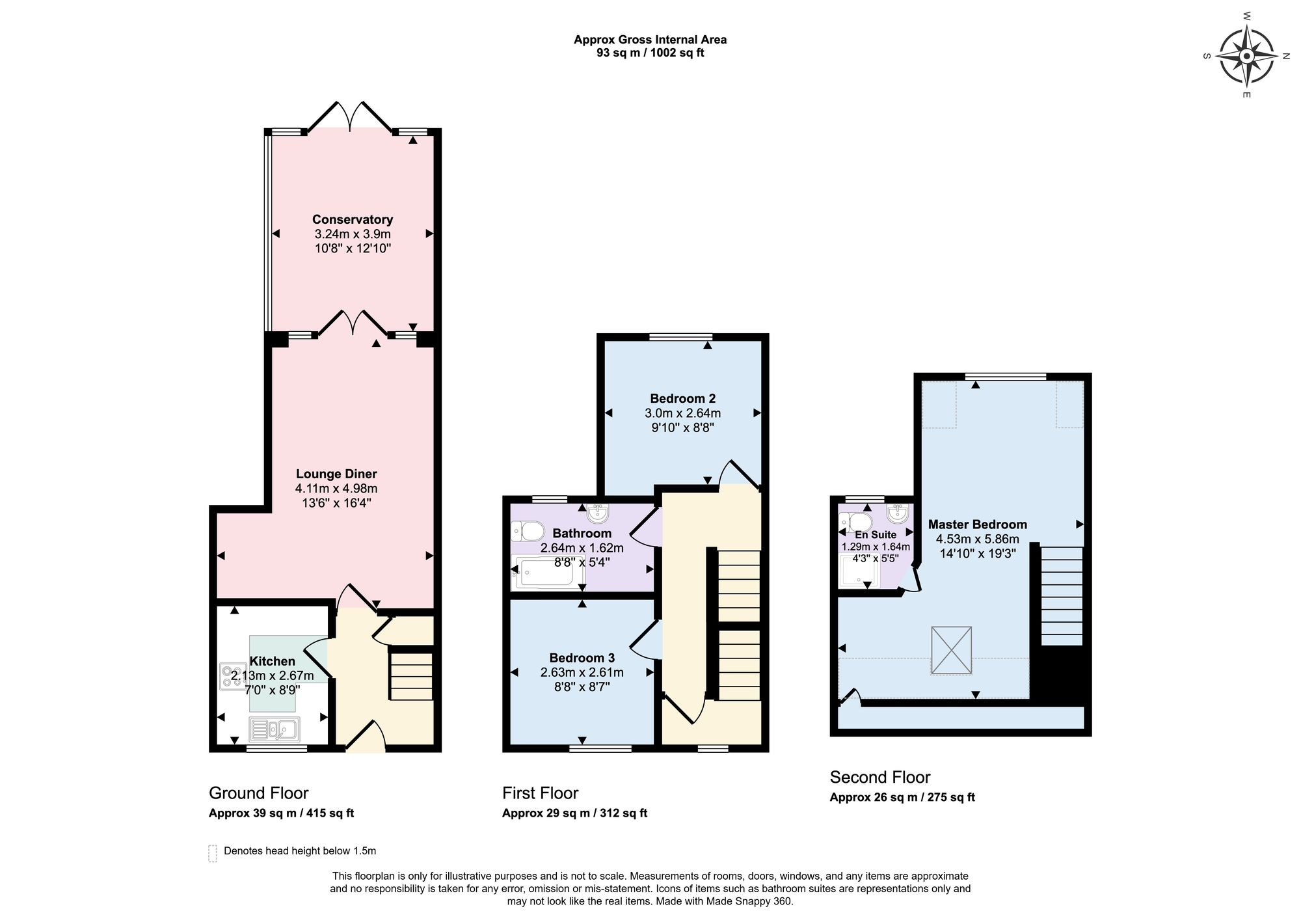 1 Church Road, Leicester floorplan