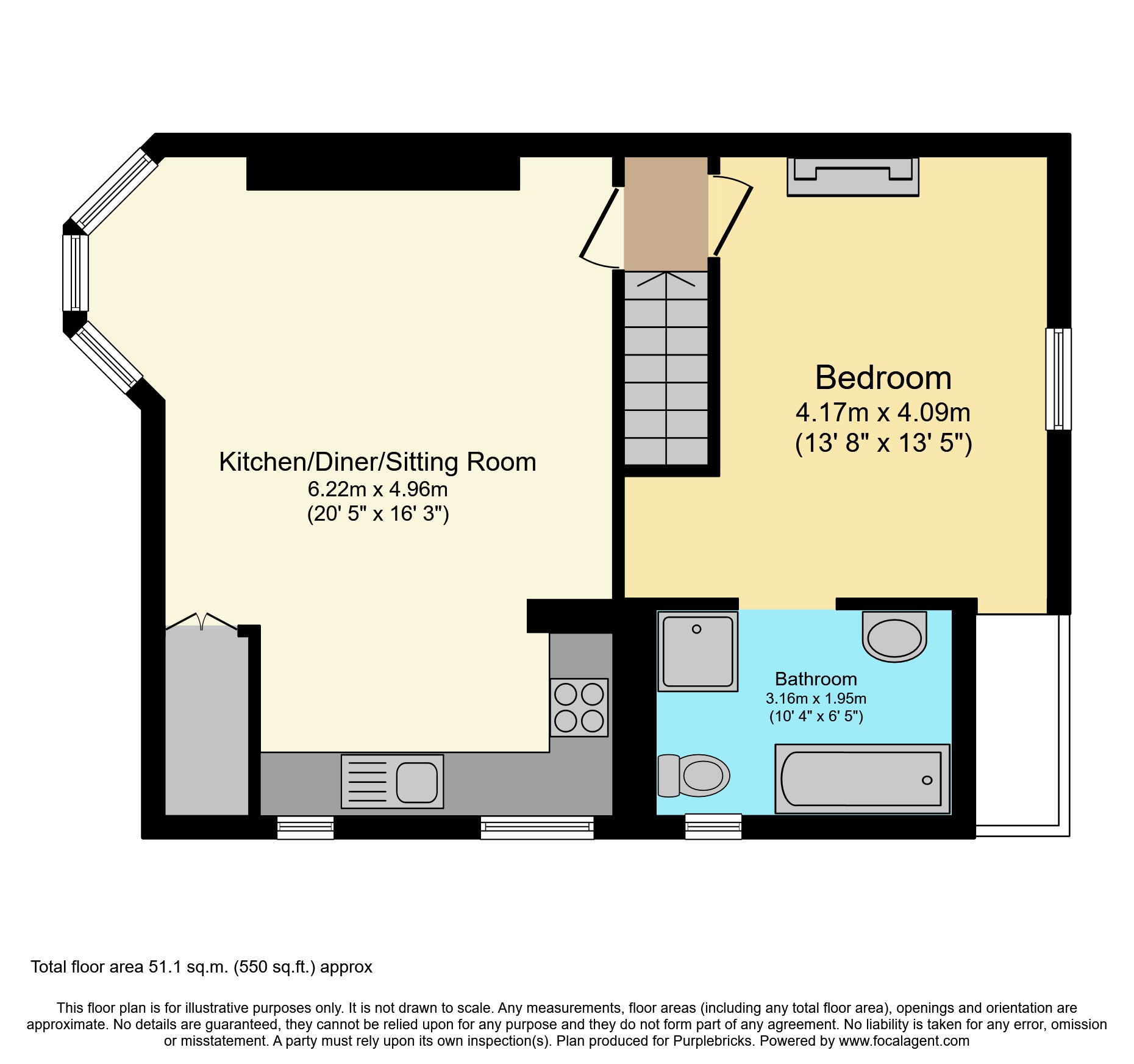 22 Jenner Road, Guildford GU1, 1 bedroom flat for sale 61732013