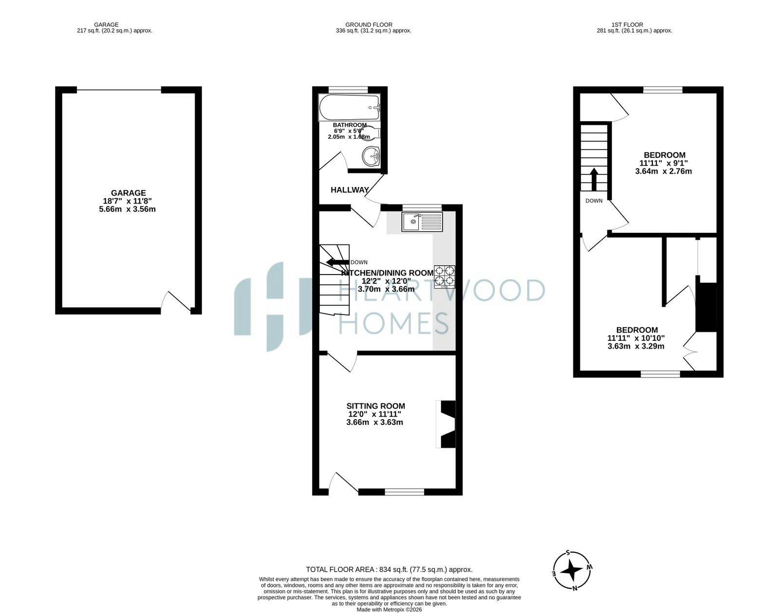 77, High Street, St. Albans floorplan
