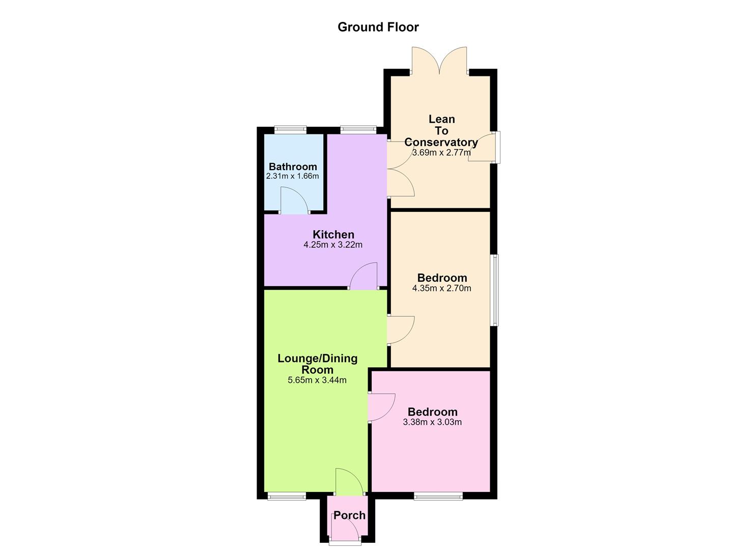 Fairview, High Tor East, Earl Shilton floorplan