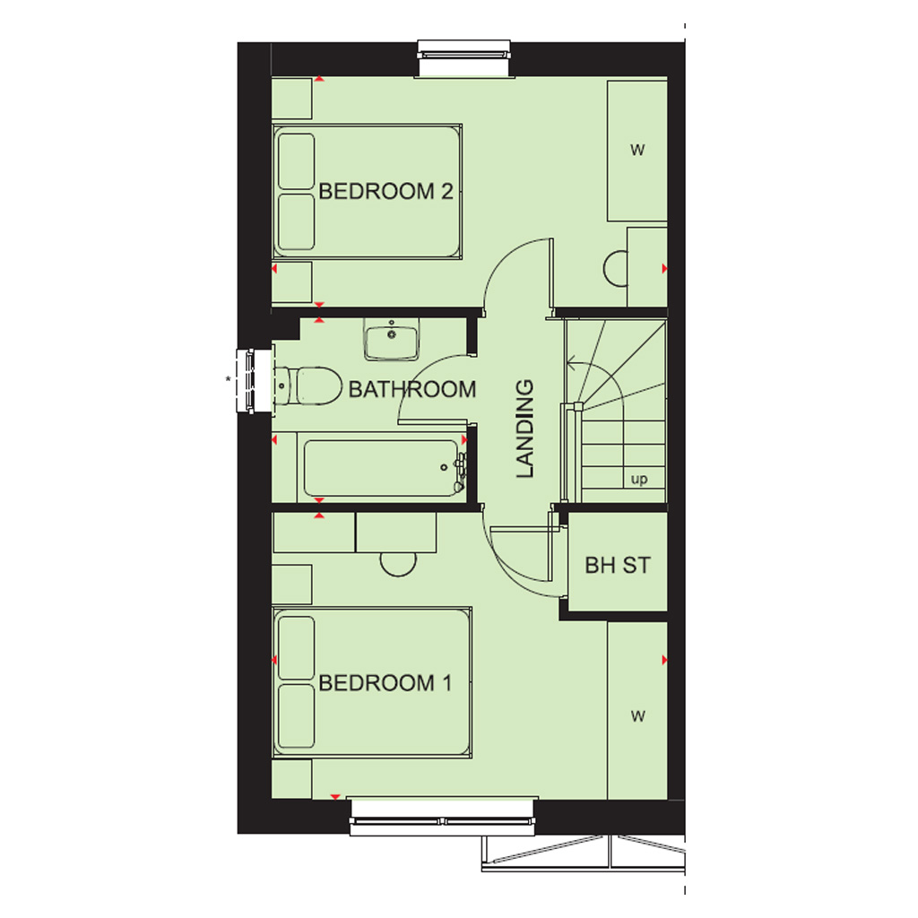 Hillhead Road, Falmouth floorplan