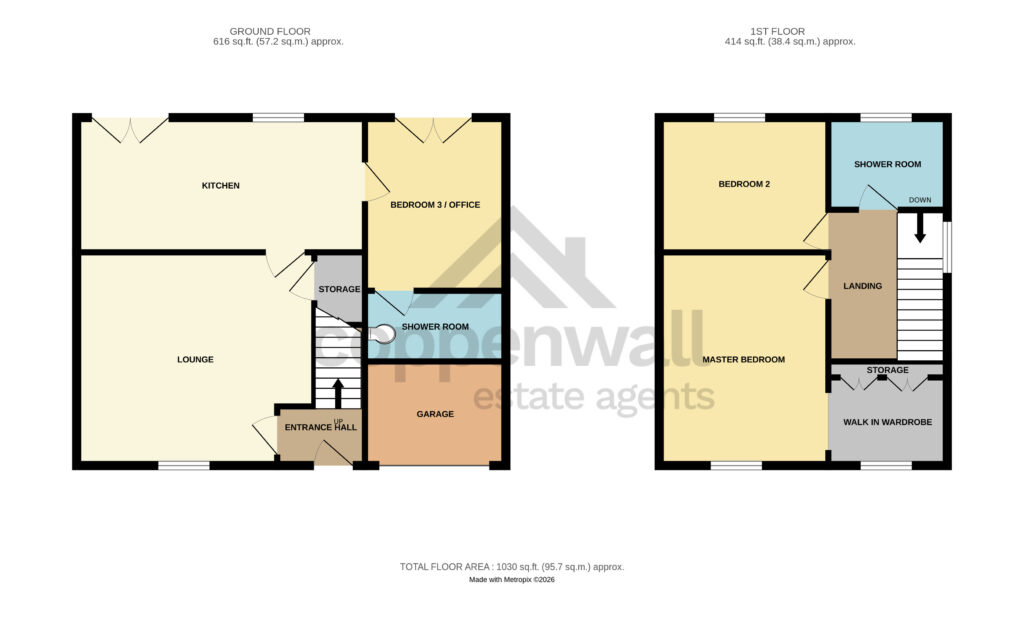 78, Douglas Rd, Bacup floorplan