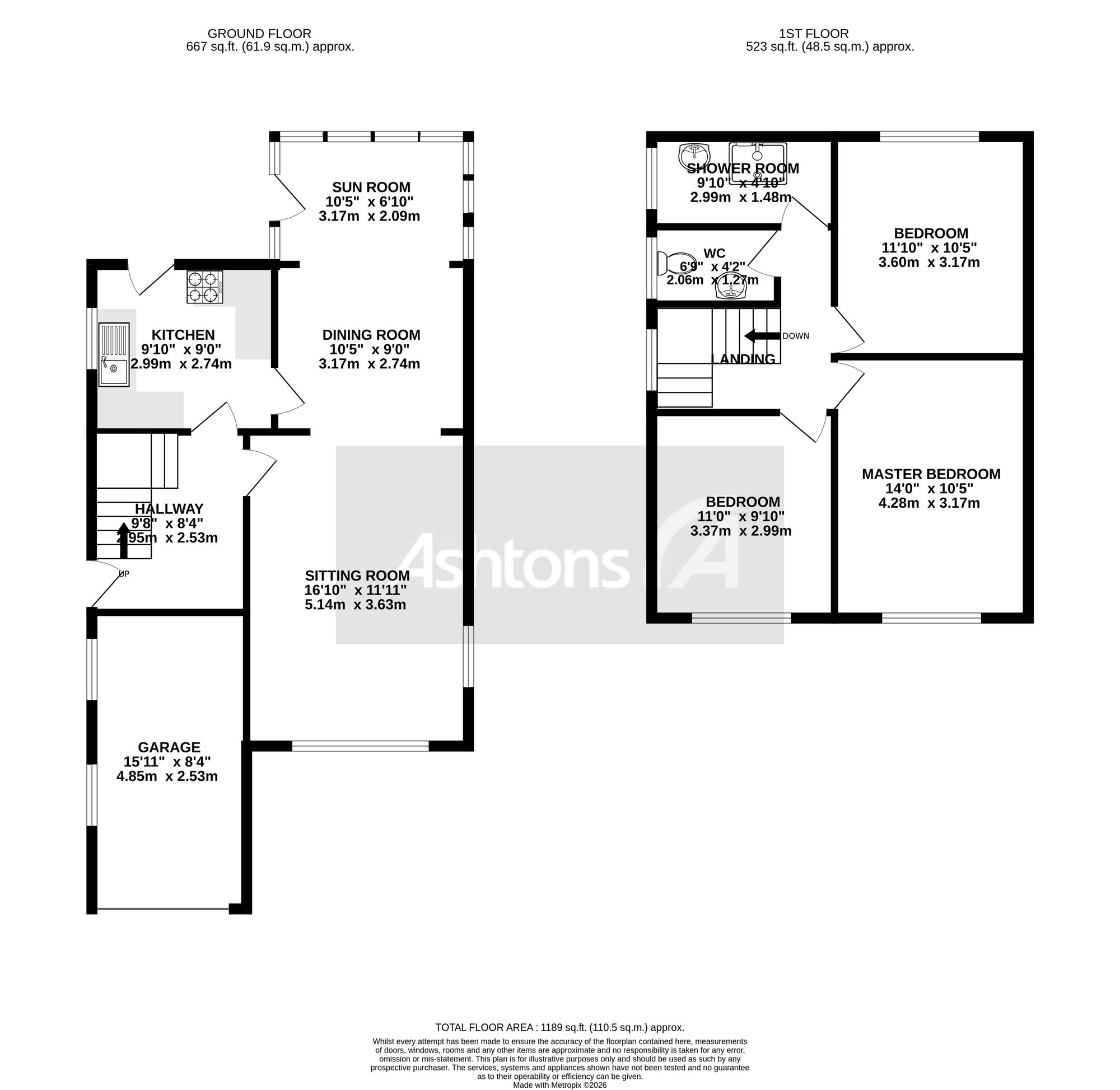 3 The Nook, St. Helens floorplan