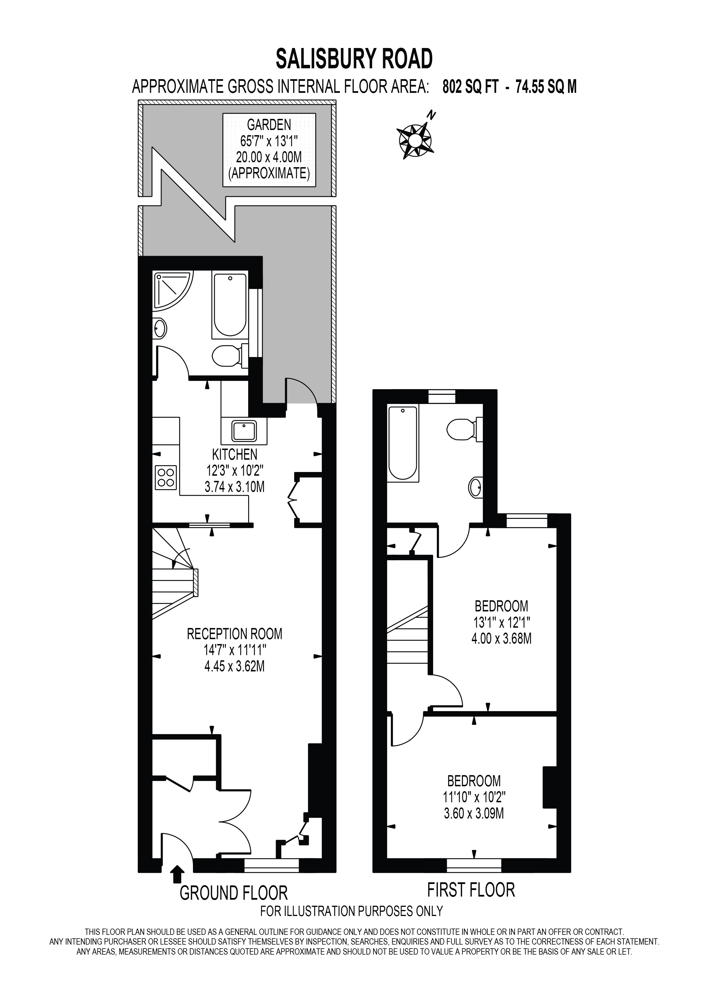 21, Salisbury Road, London floorplan