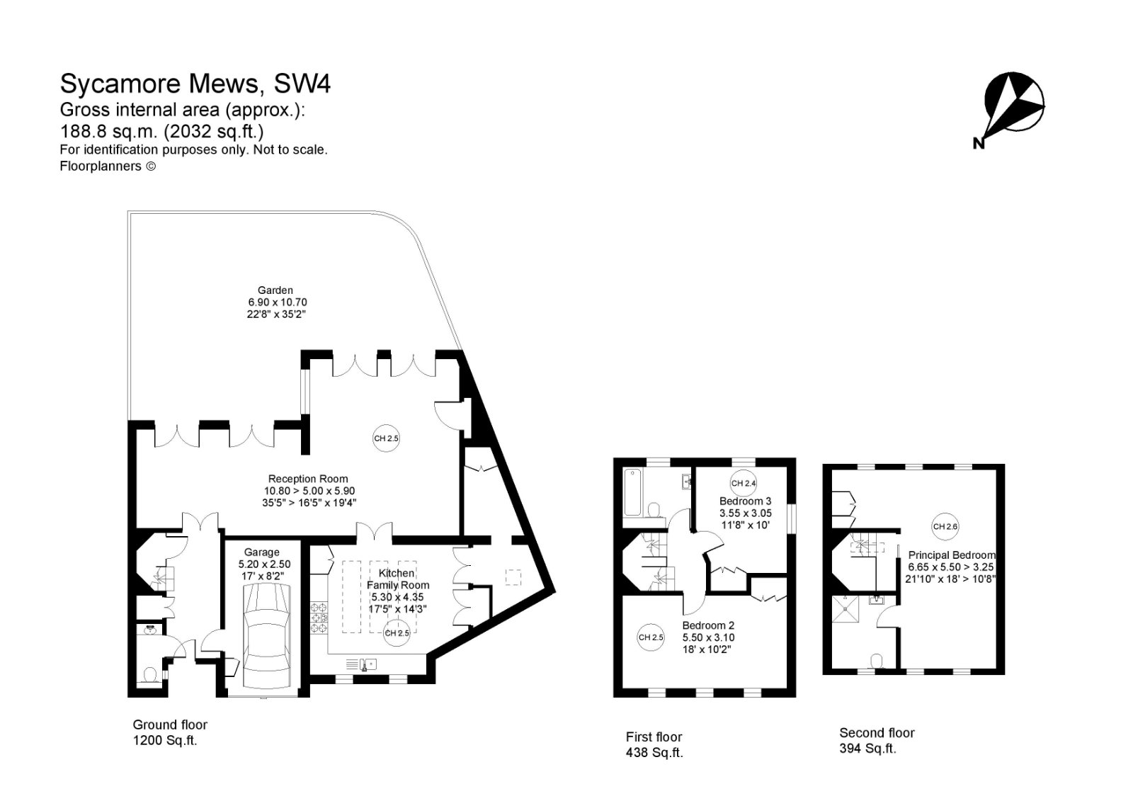39, Sycamore Mews, London floorplan