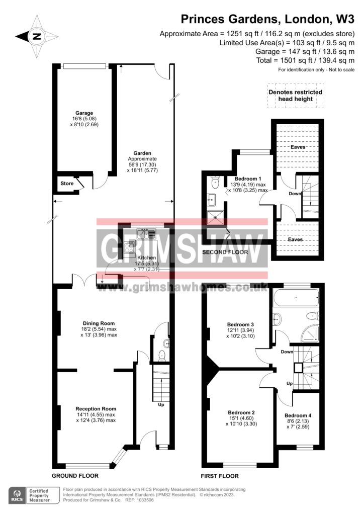 Princes Gardens, West Acton W3, 4 bedroom terraced house for sale