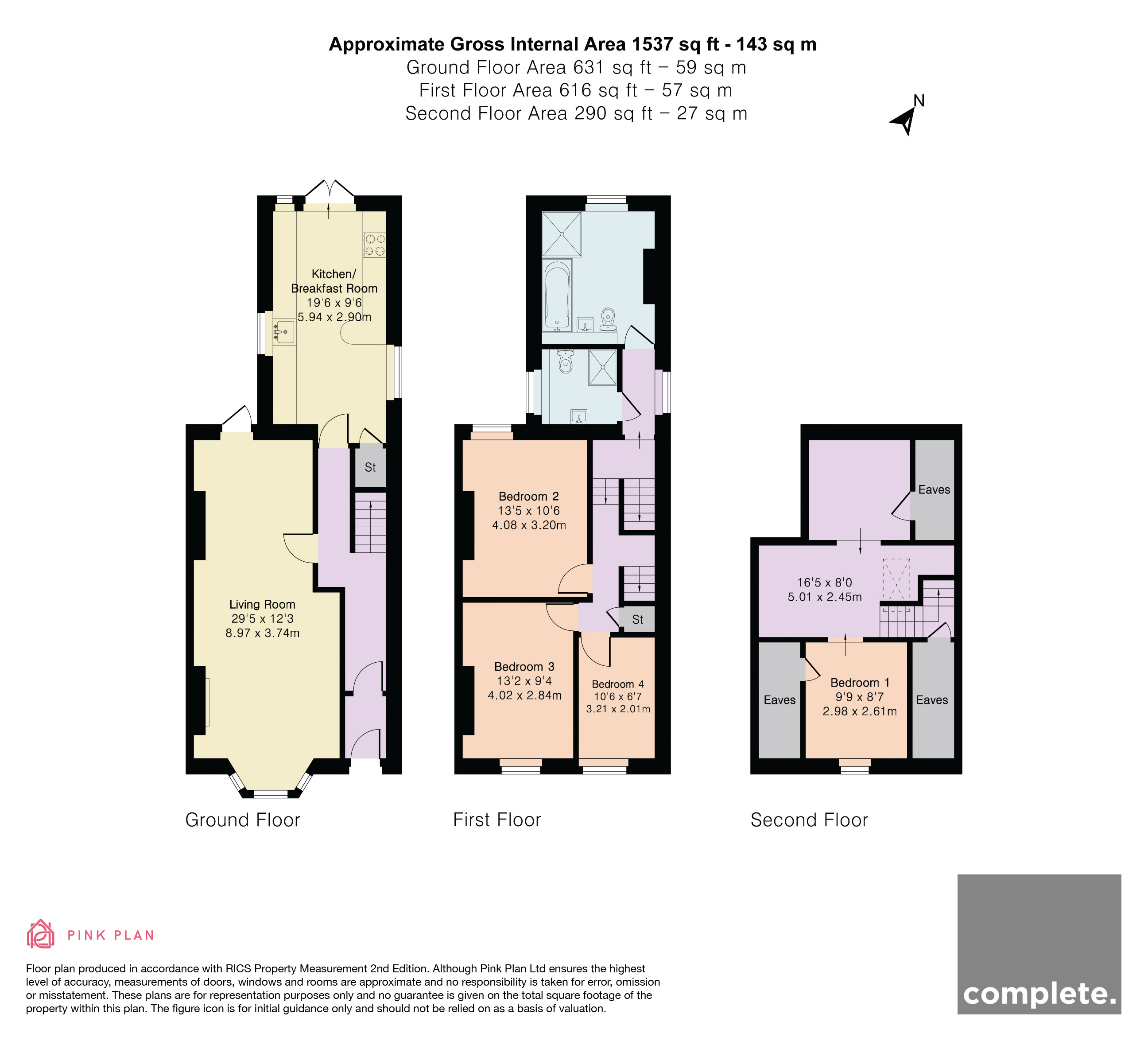 98, Wolborough Street, Newton Abbot floorplan