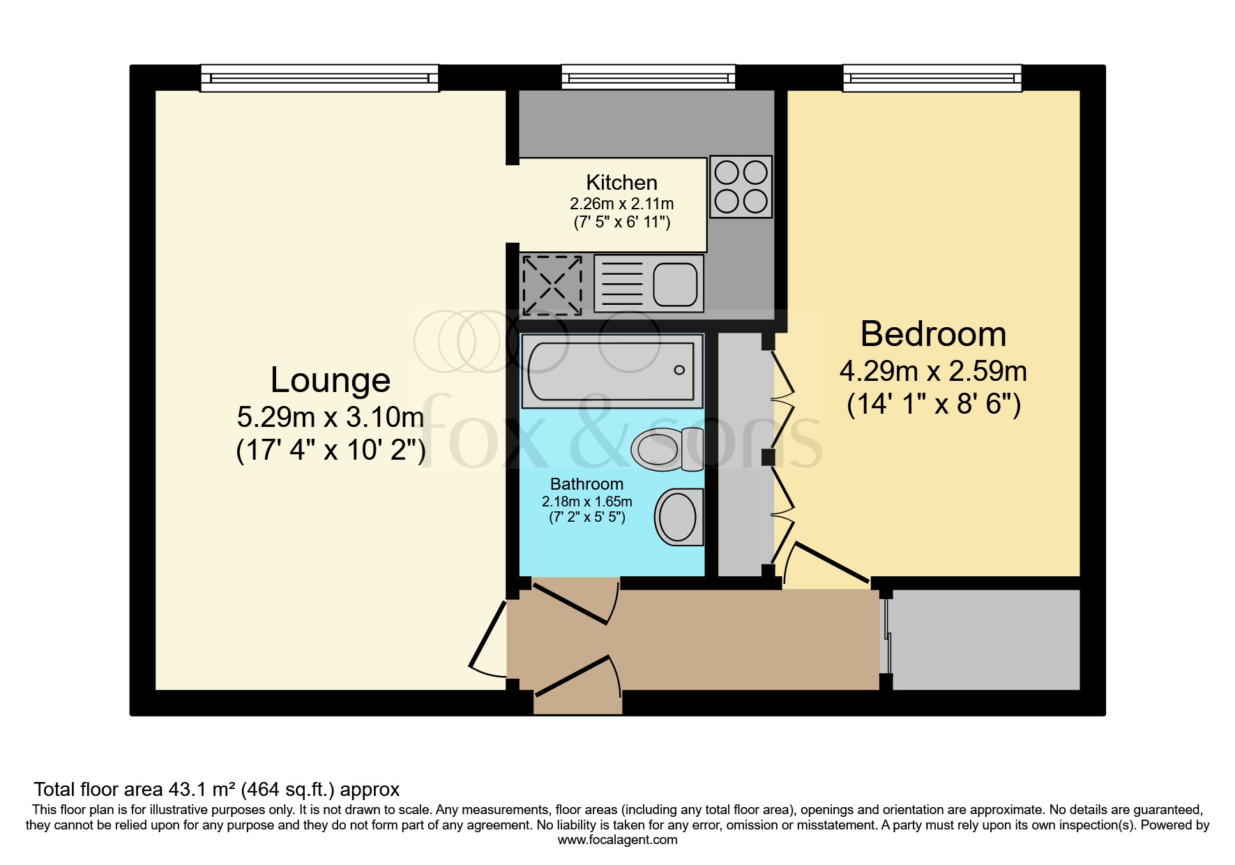 Flat 17, Merryfield Court, Marine Parade, SEAFORD floorplan