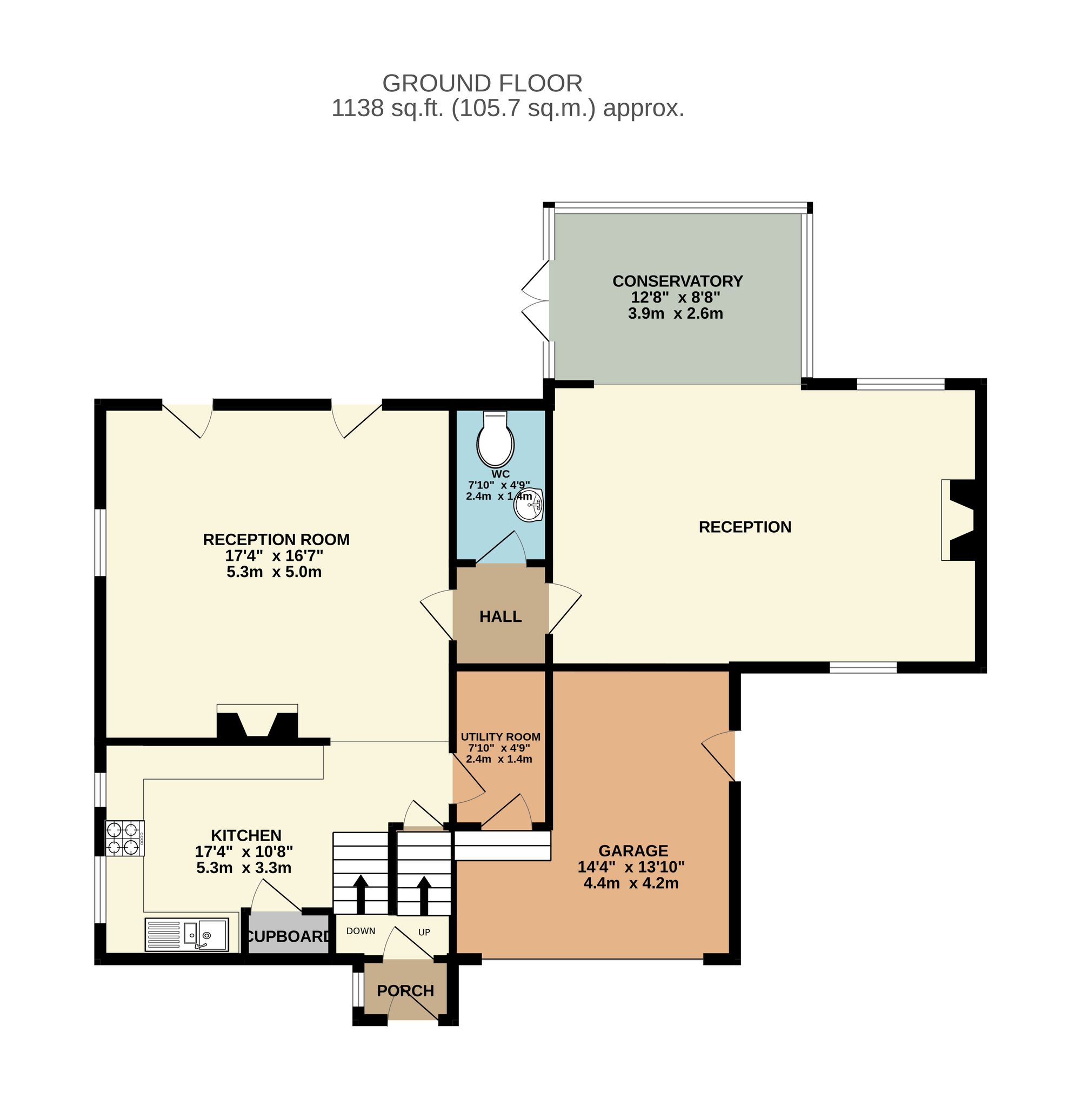 1 Upper Marsh Lane, Keighley floorplan