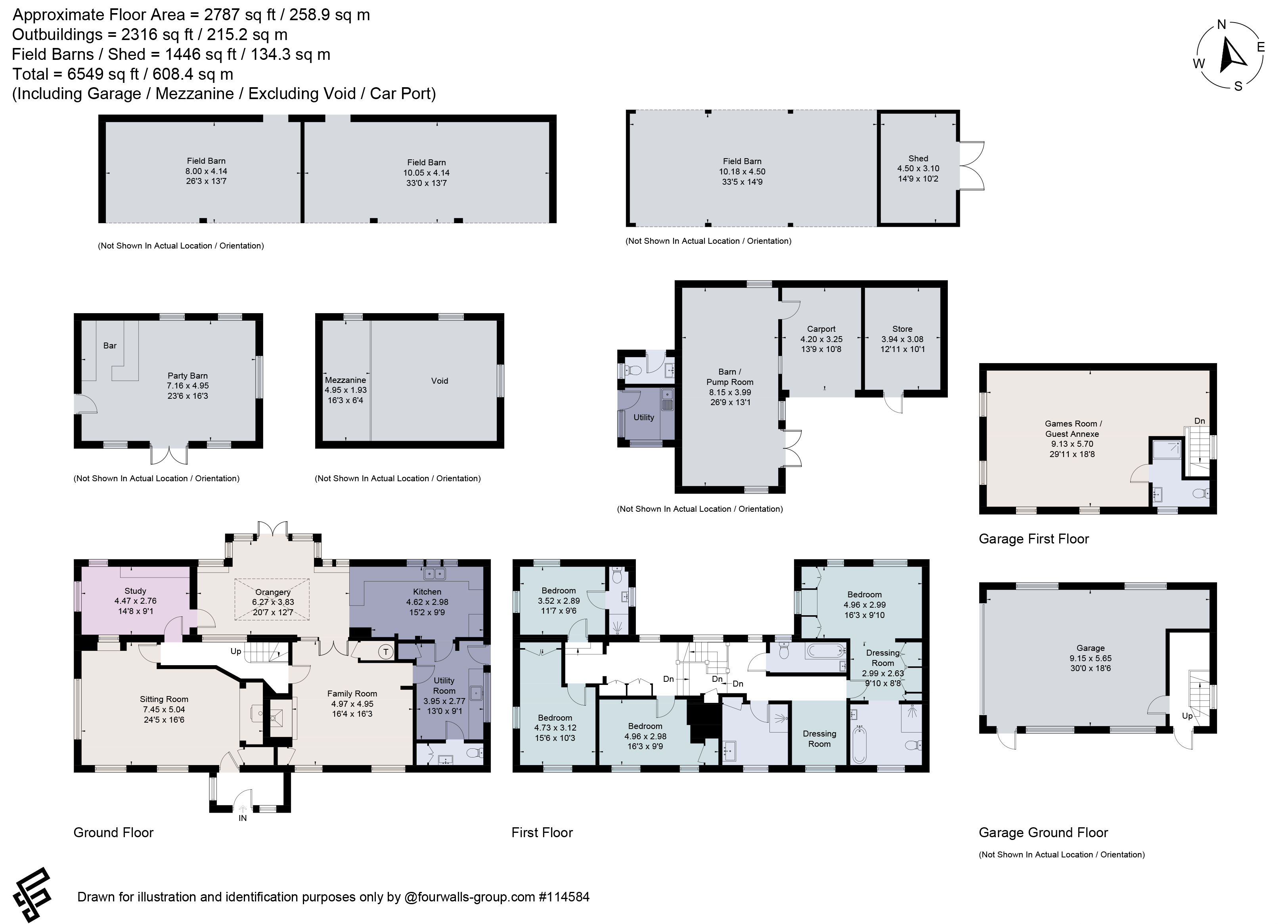 Collins Farm,, Forest Green, Surrey floorplan