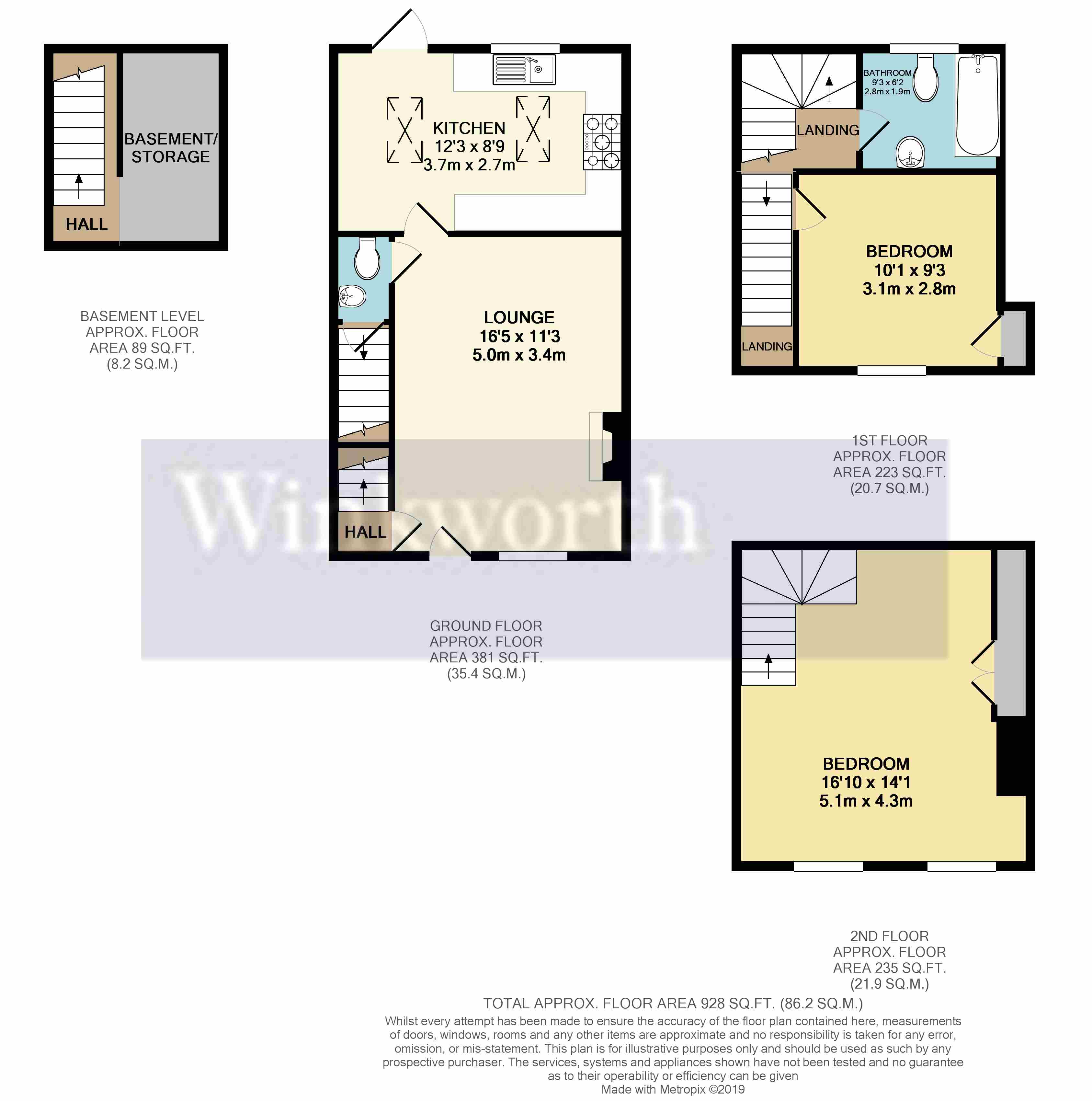52, Mount Pleasant, Berkshire floorplan