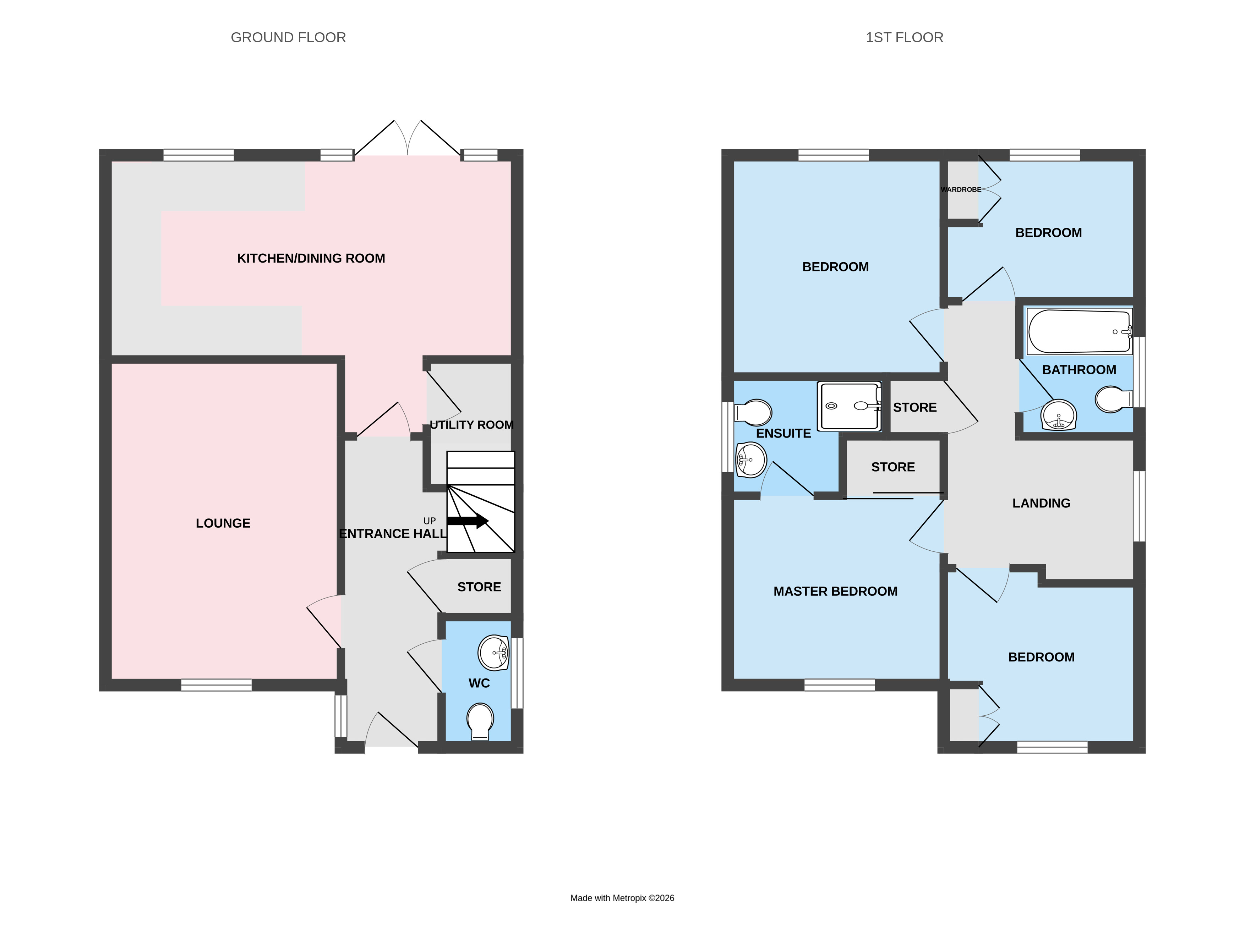 22, Brookes Avenue, Telford floorplan