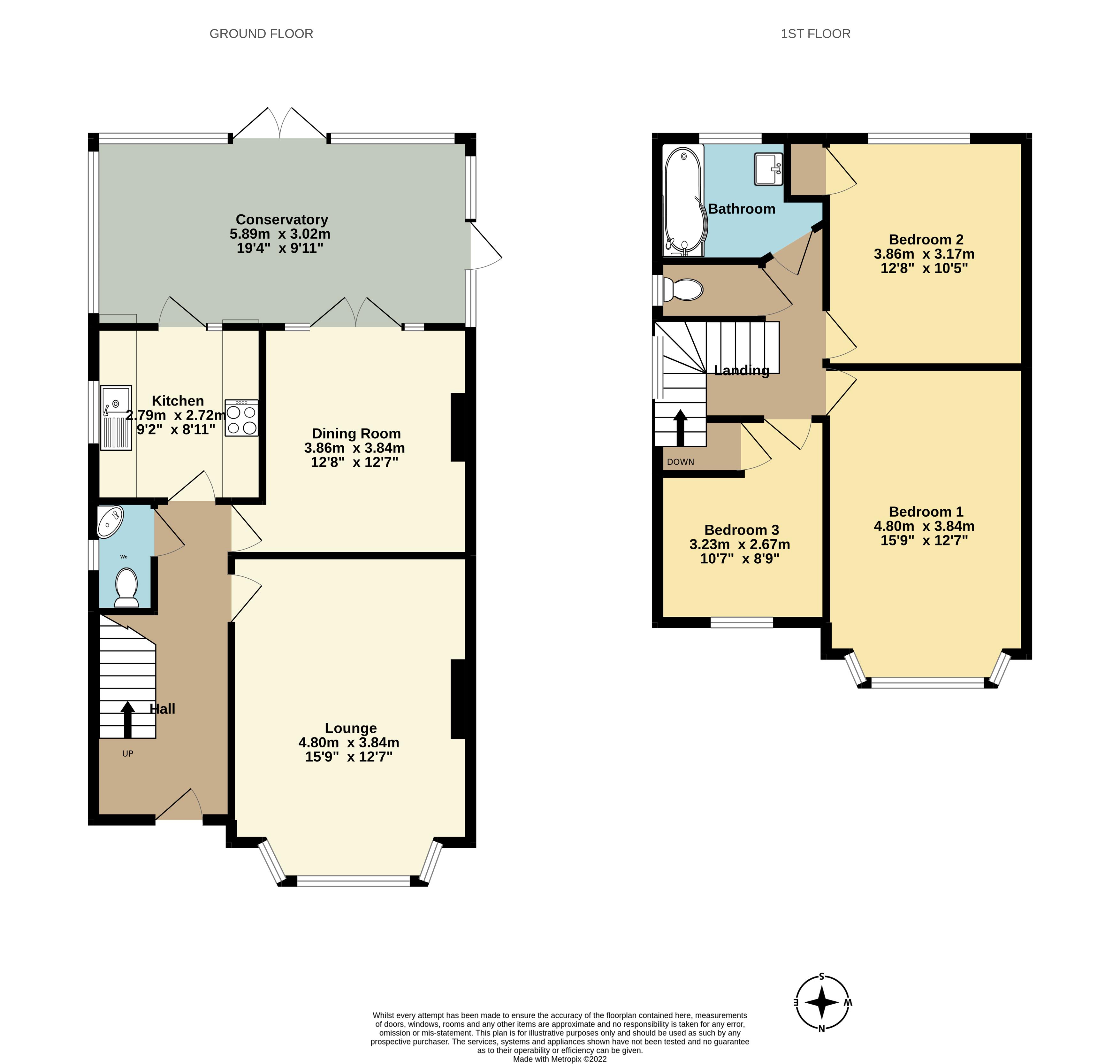 Palatine Road, GoringBySea, Worthing BN12, 3 bedroom detached house