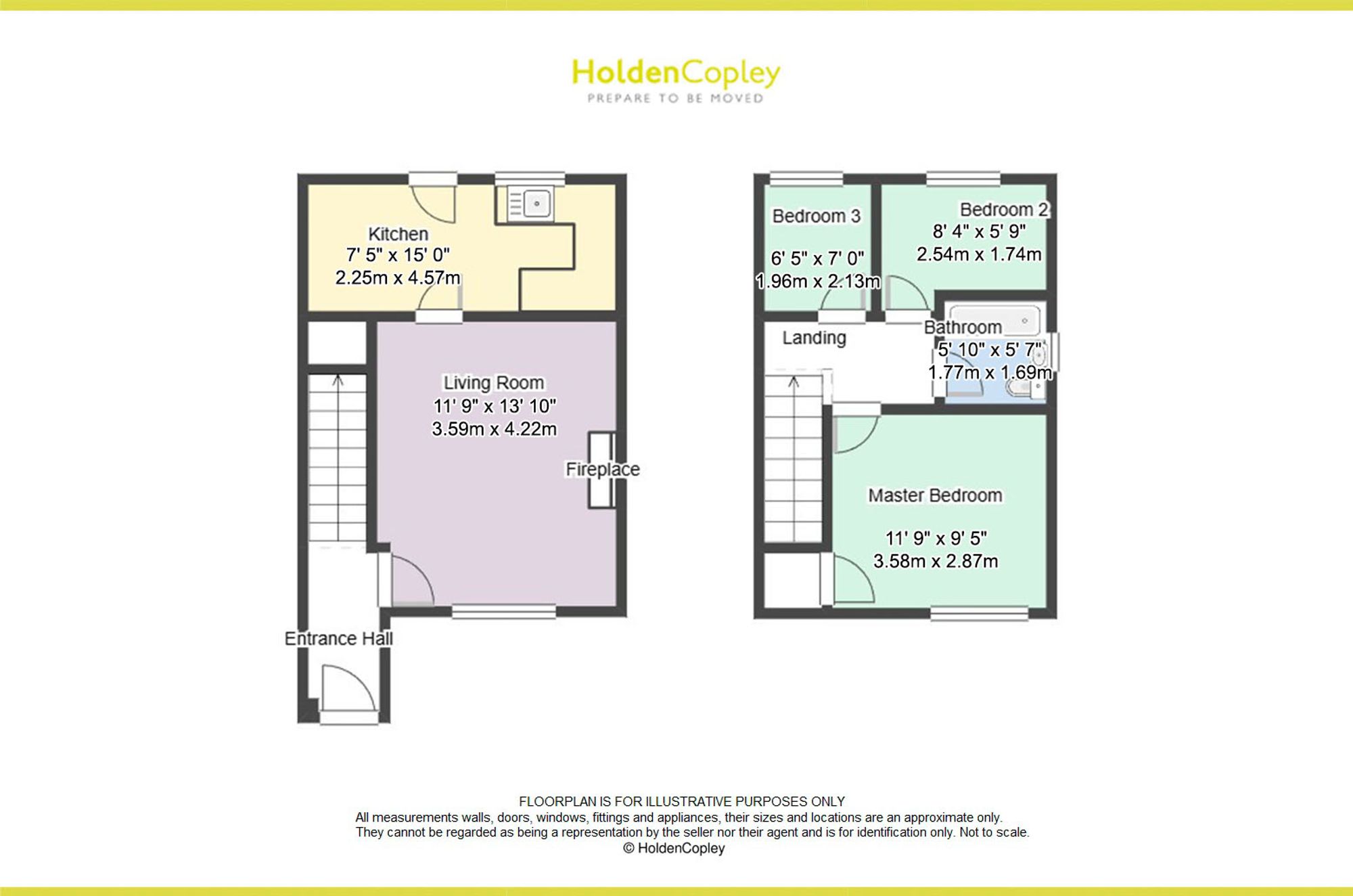 1b Danes Close, Nottingham floorplan