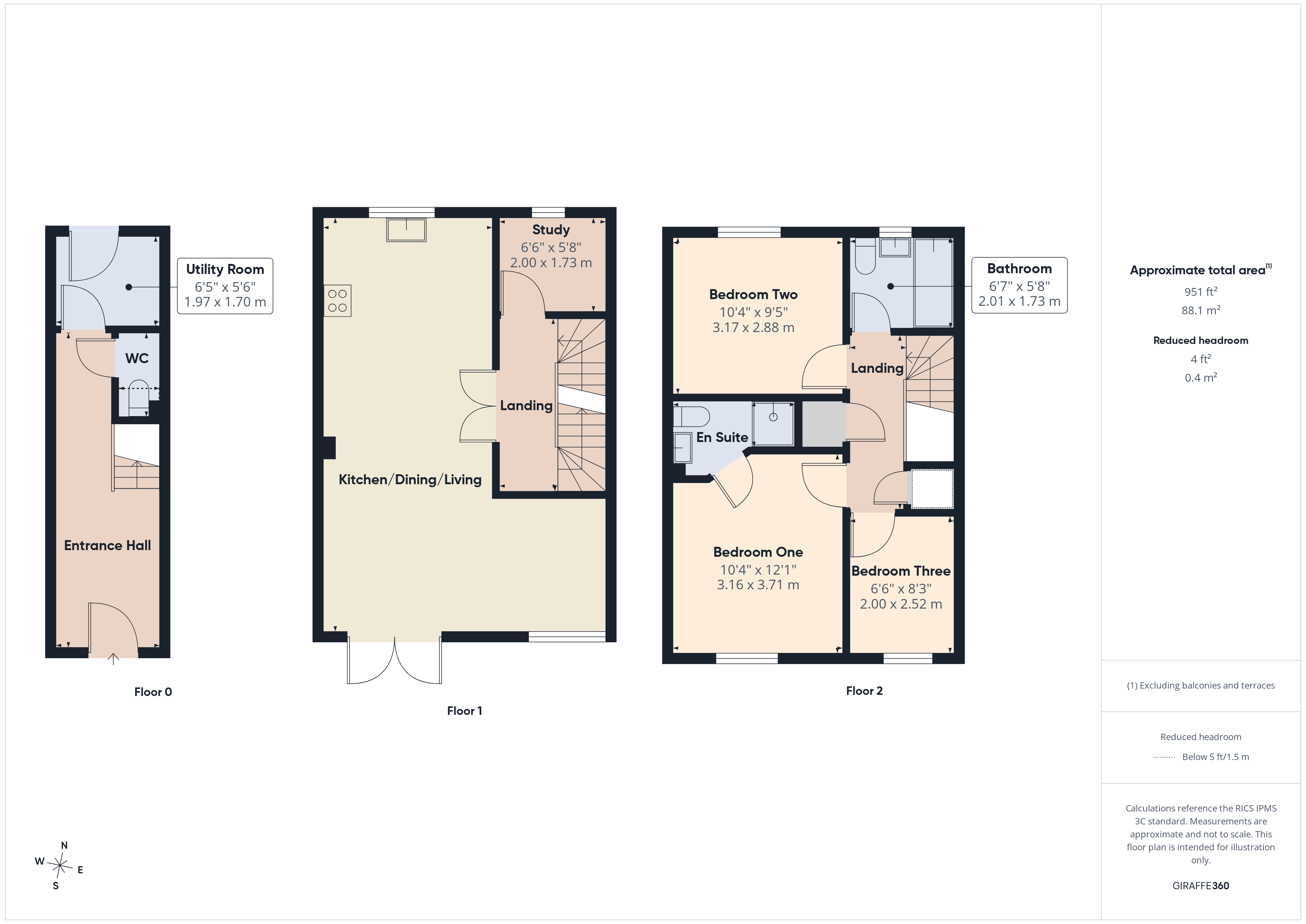 64, Hamilton Drive, Bridgwater floorplan