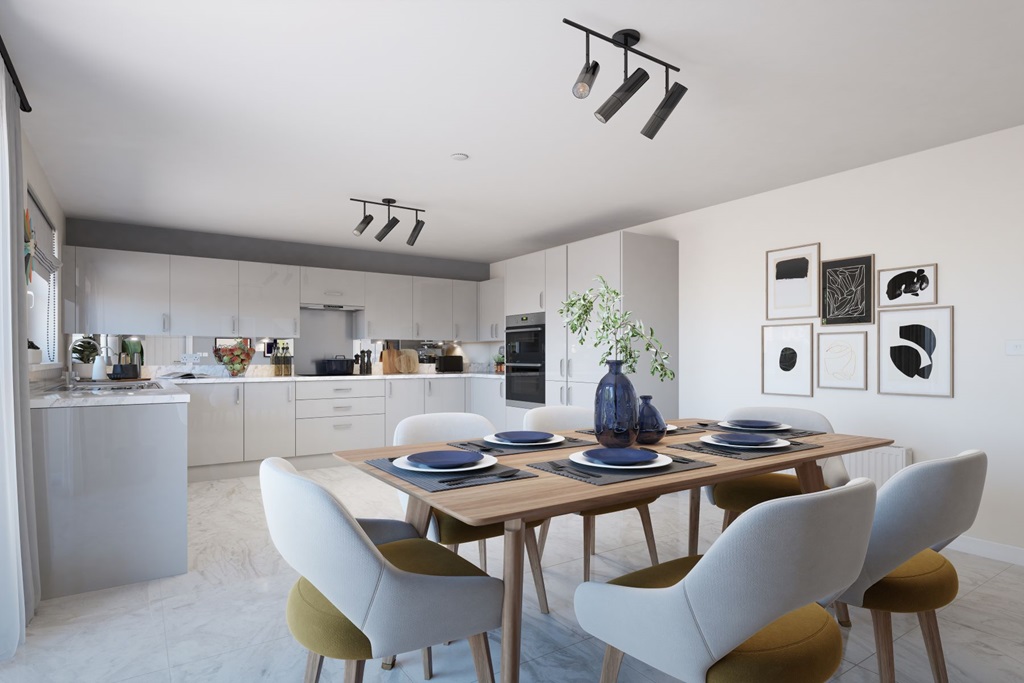The Kitchen Benefits From Ample Storage