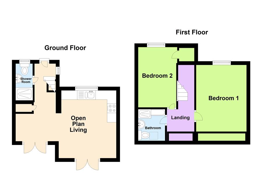 The Bank, BidfordOnAvon B50, 2 bedroom semidetached house to rent