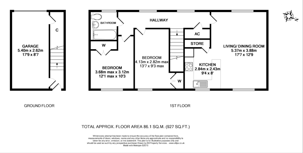 9, Meadow Lane, Witney floorplan