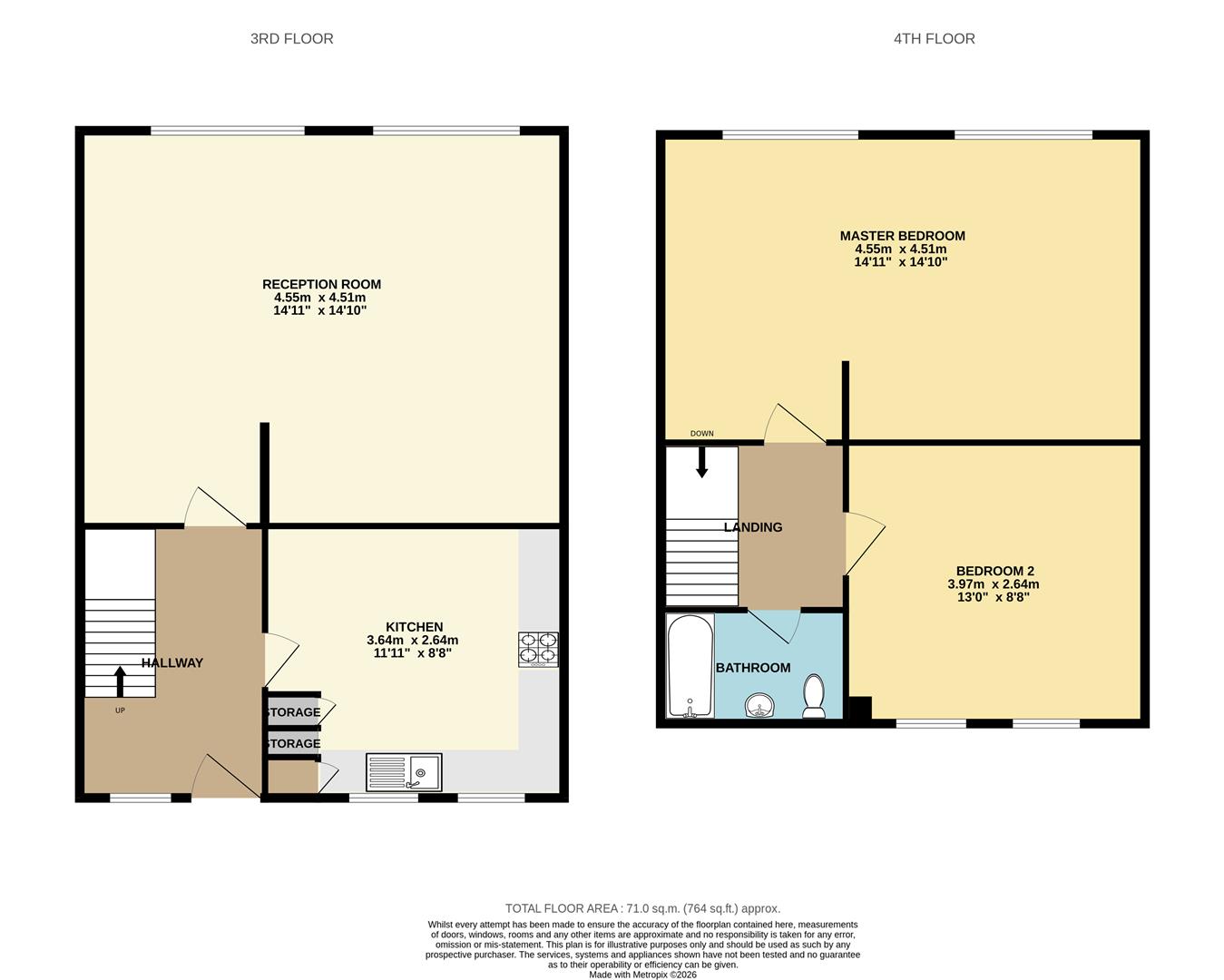 Flat 11, Cheviot House, Northumberland Park, London floorplan