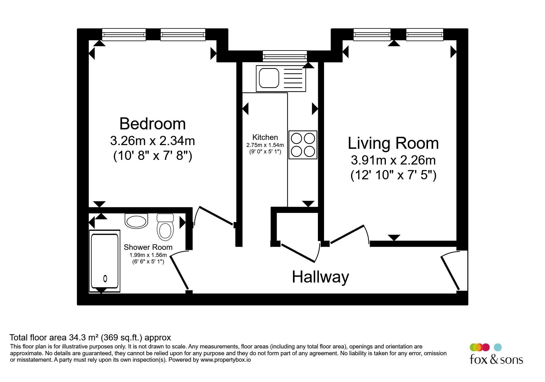 Flat 6, Stirling House, 4, Stirling Road, Plymouth floorplan