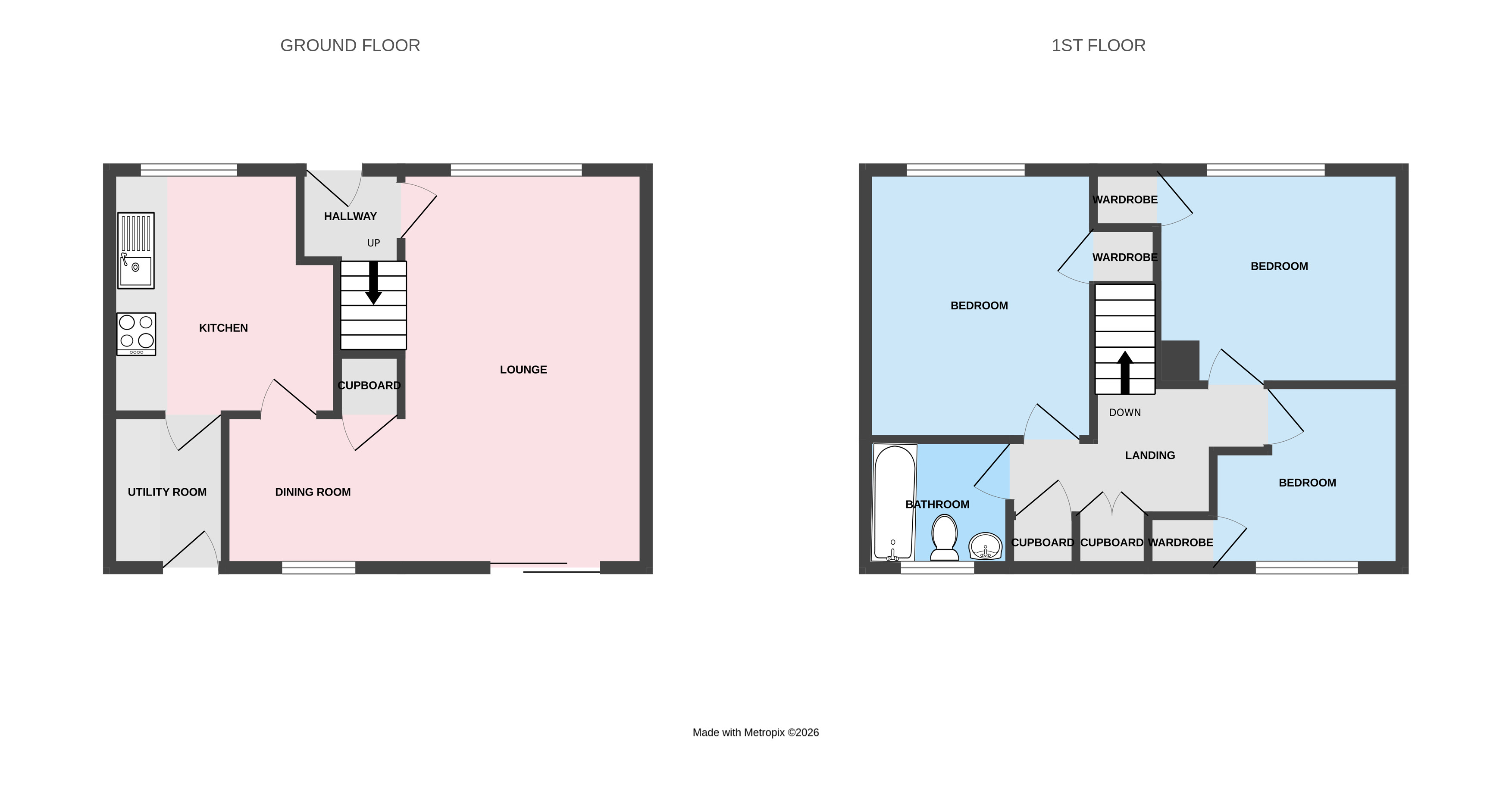 Mereside, Shrewsbury floorplan