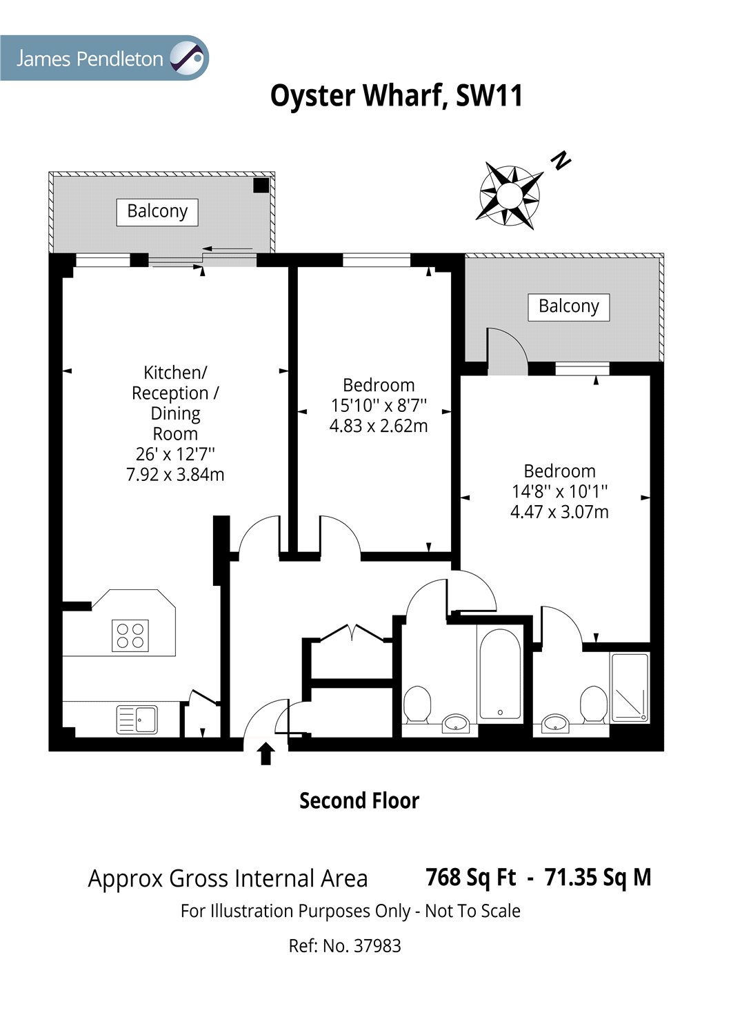 2 Bedrooms Flat for sale in Oyster Wharf, Battersea, London SW11