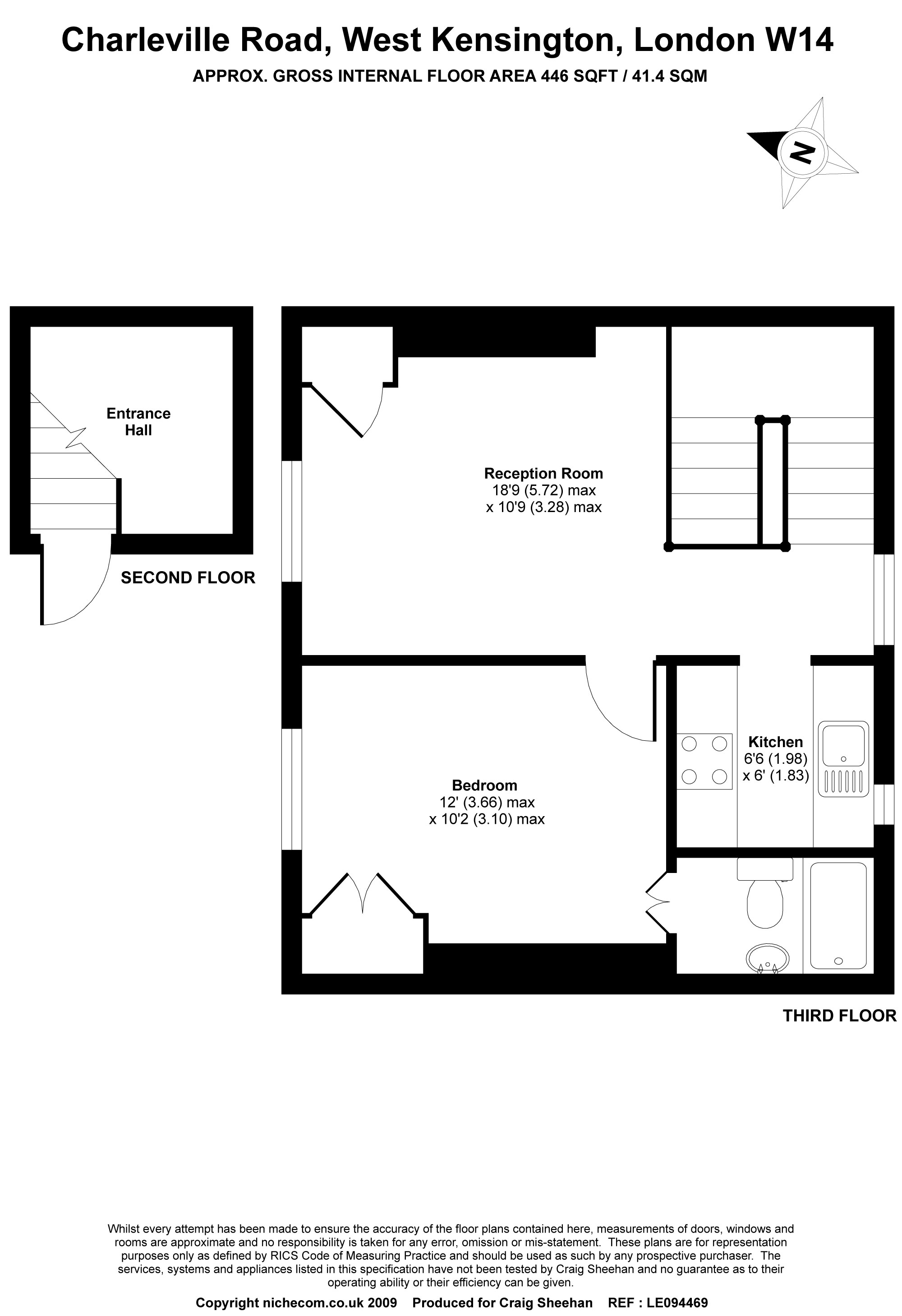 7, Charleville Road, London floorplan