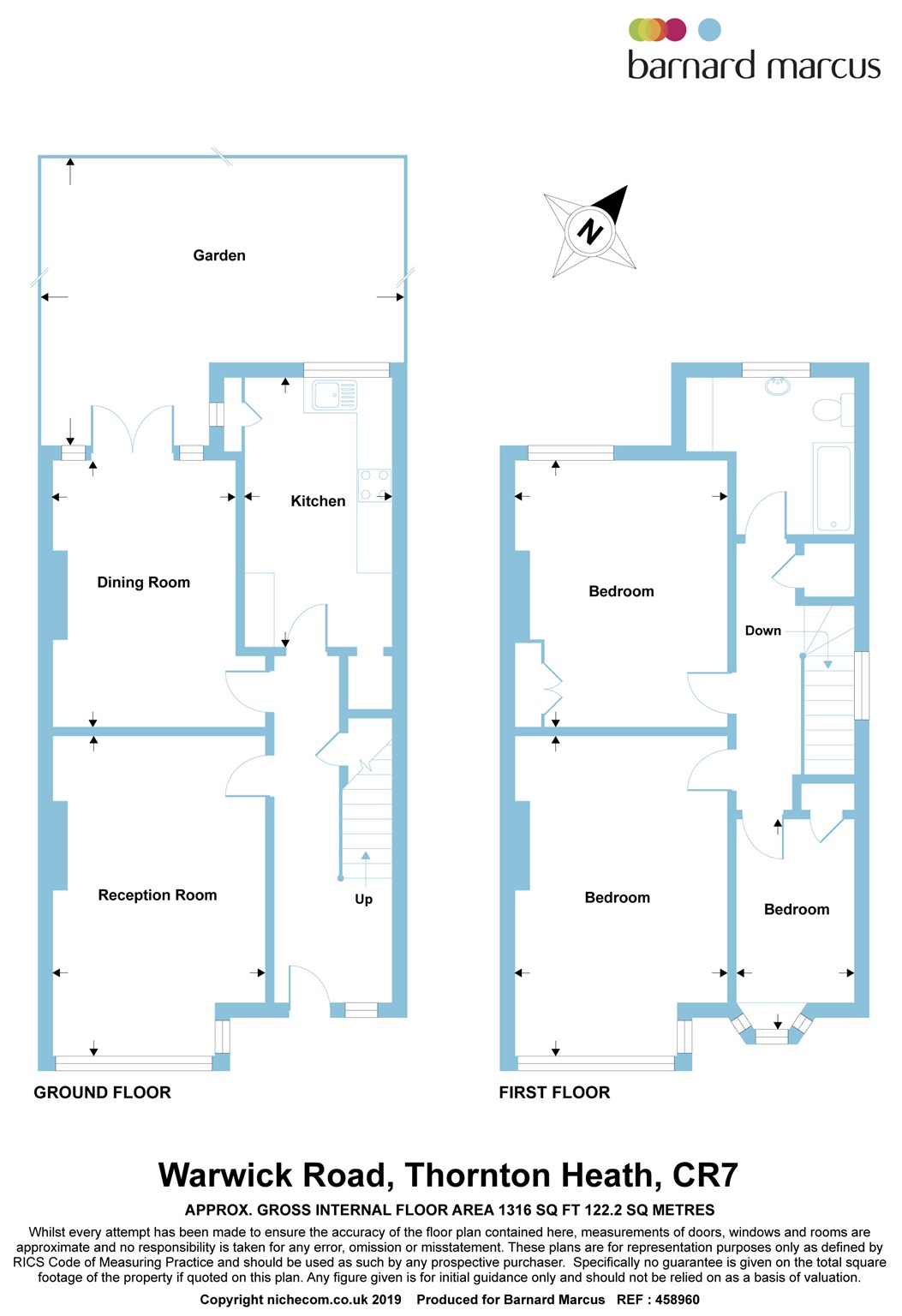 3 Bedrooms End terrace house for sale in Warwick Gardens, London Road, Thornton Heath CR7