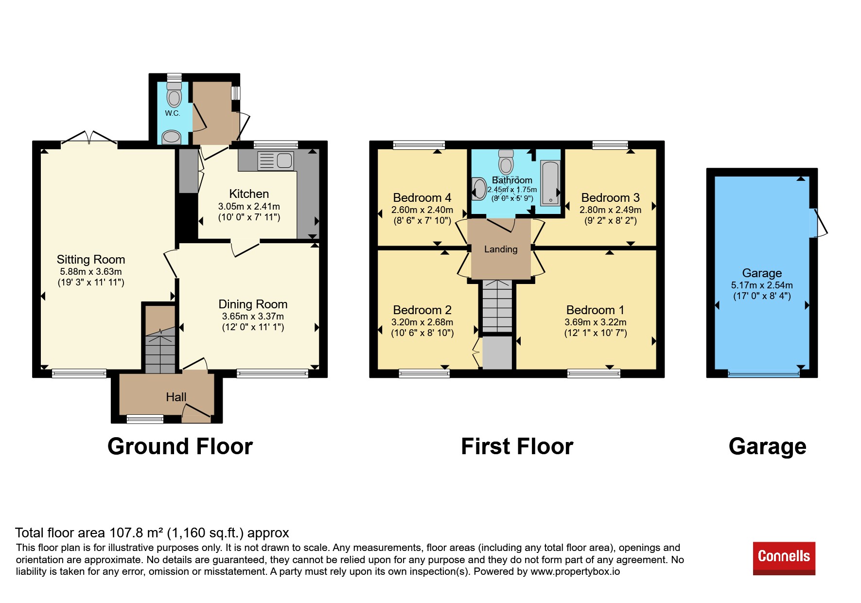 21, Calais Dene, Bampton floorplan