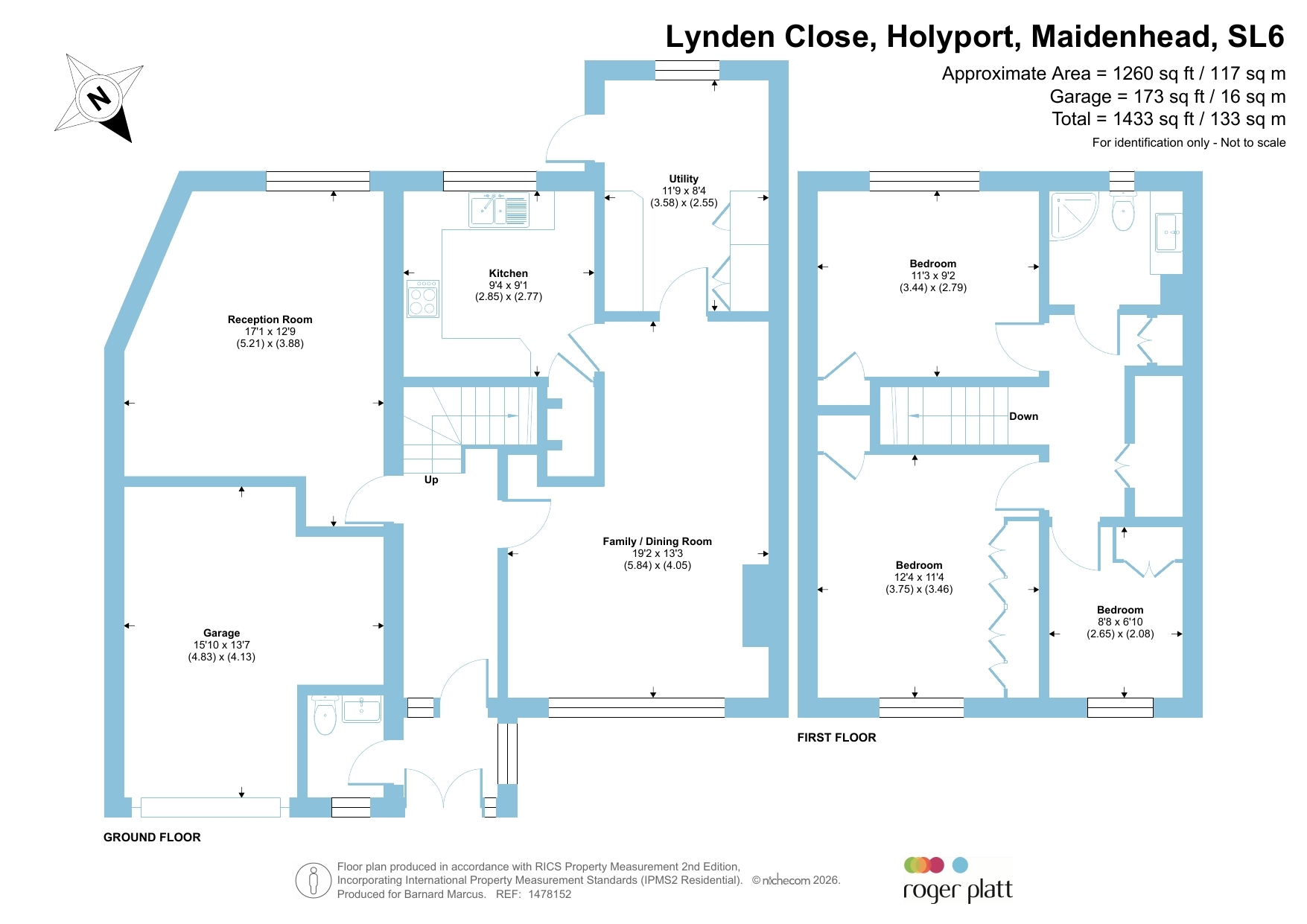 4, Lynden Close, Maidenhead floorplan