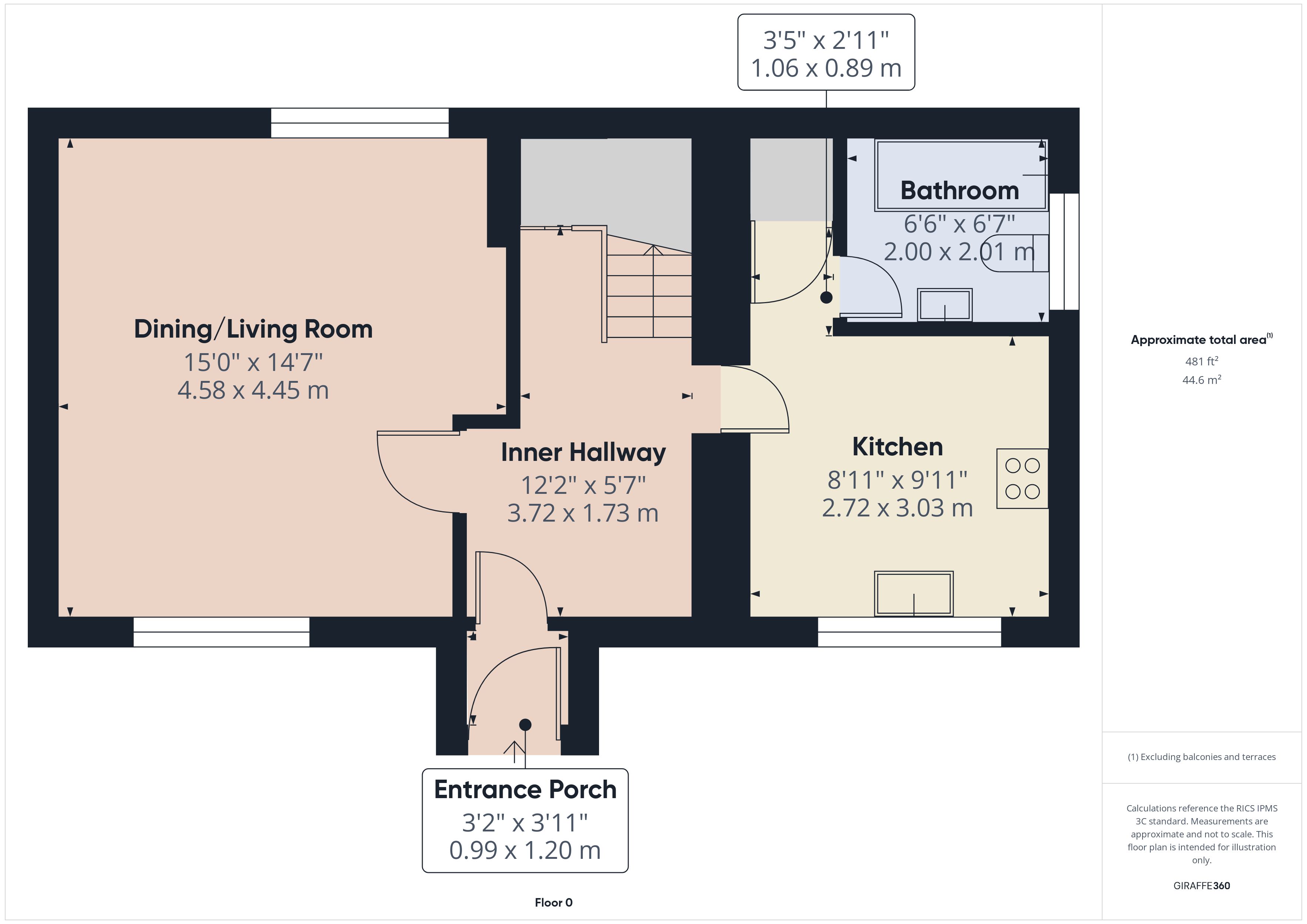Redlyns,, Chilsworthy, Devon floorplan
