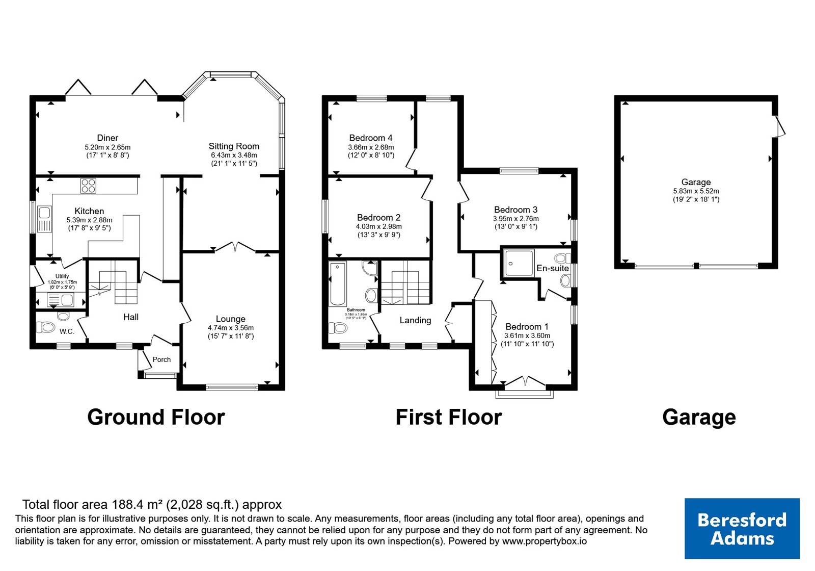 10, Gerddi Victoria, Conwy floorplan