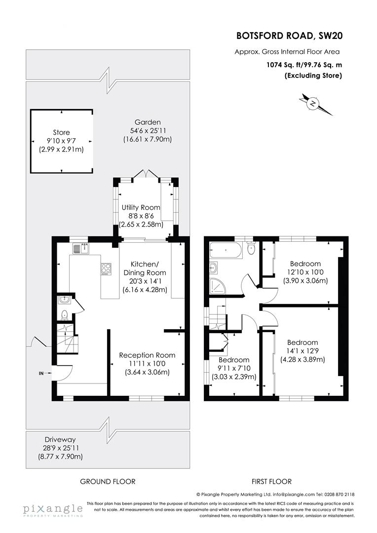 7, Botsford Road, Raynes Park floorplan