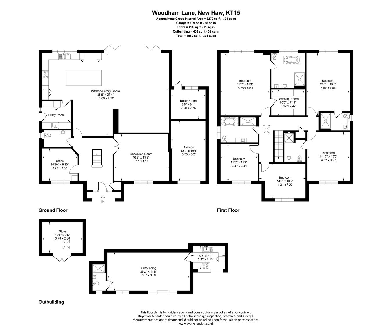 429, Woodham Lane, Addlestone floorplan