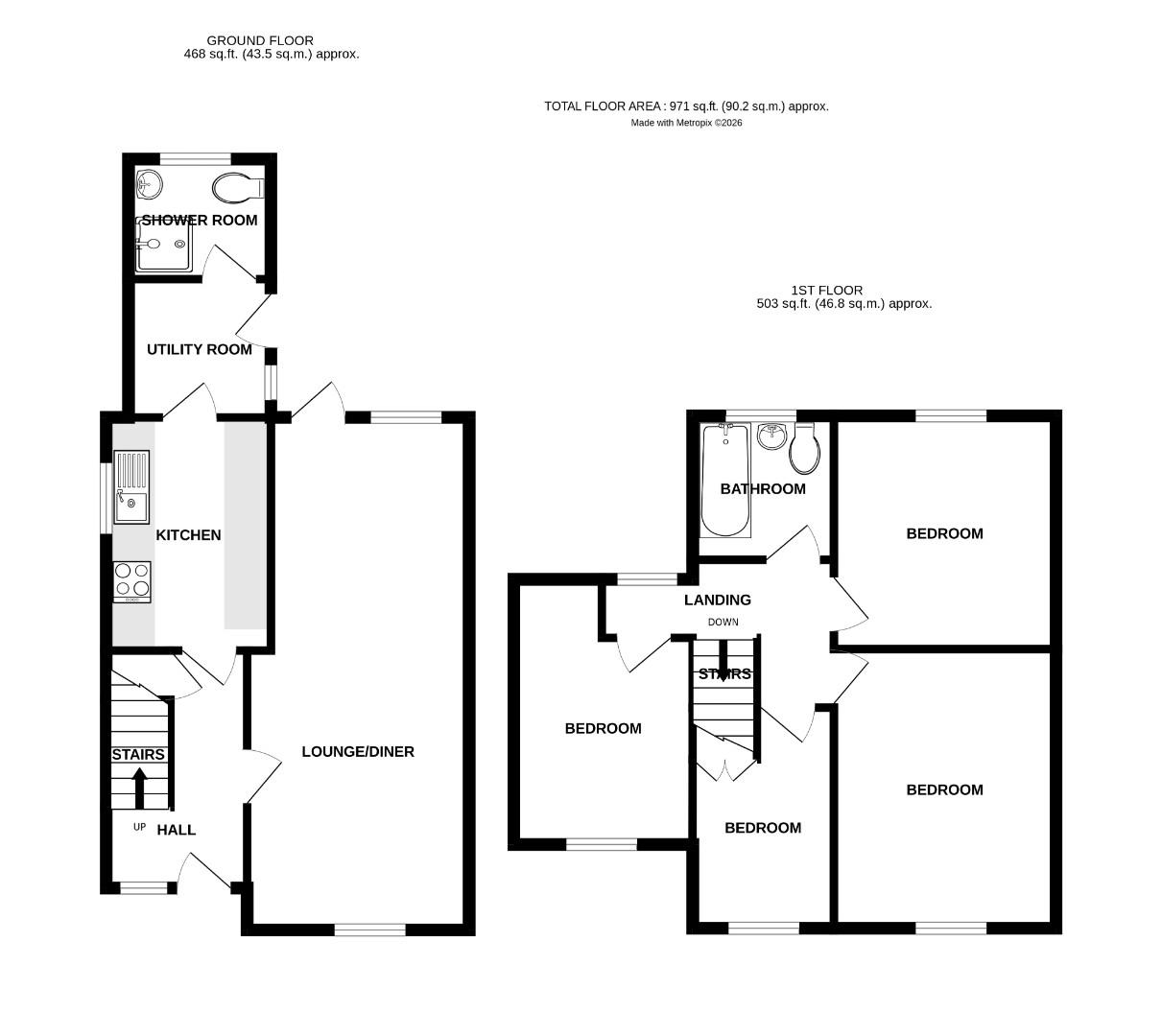 Okeford, The Downs, Dunmow floorplan