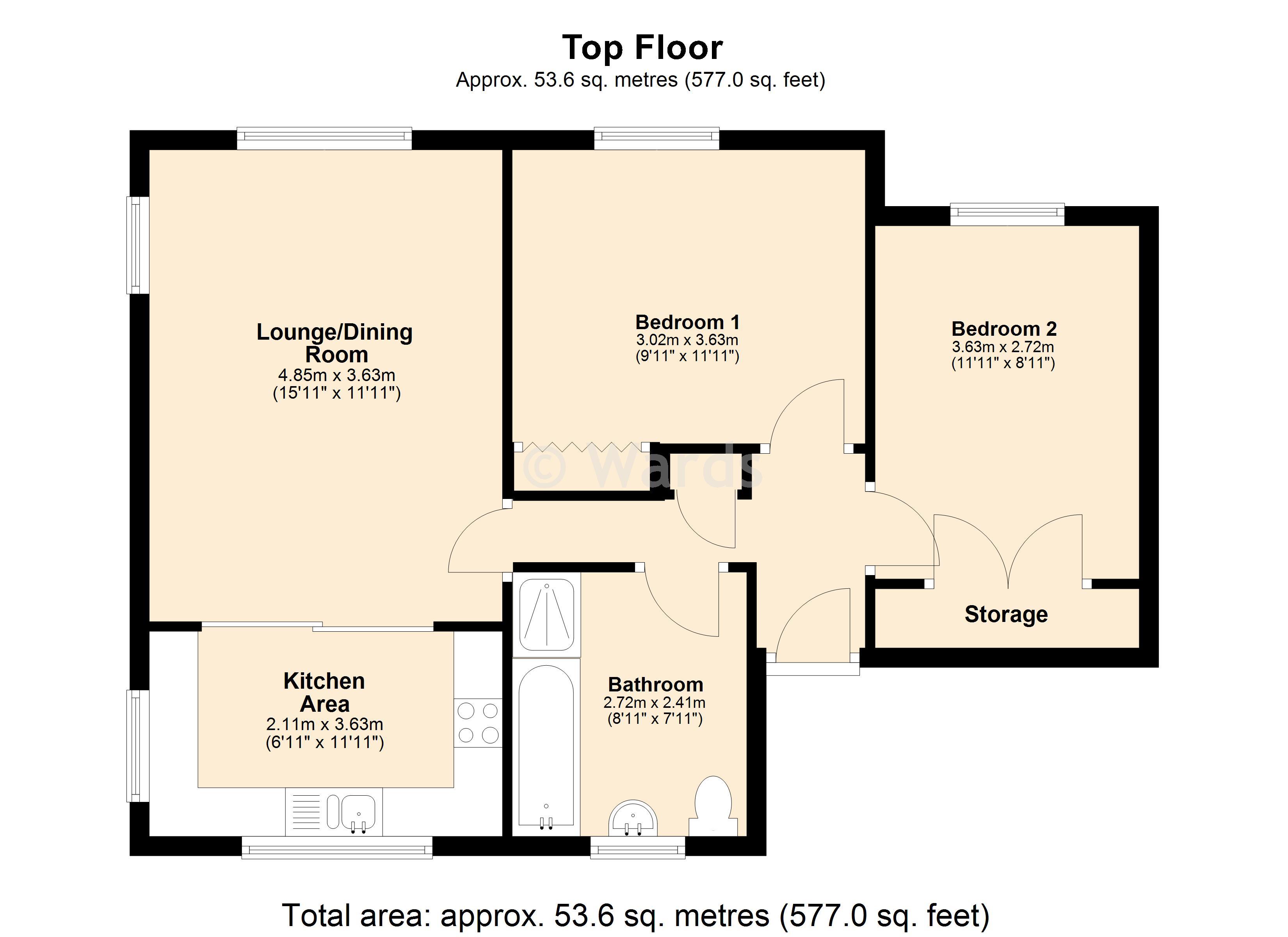 1, Saddlers Mews, Ramsgate floorplan
