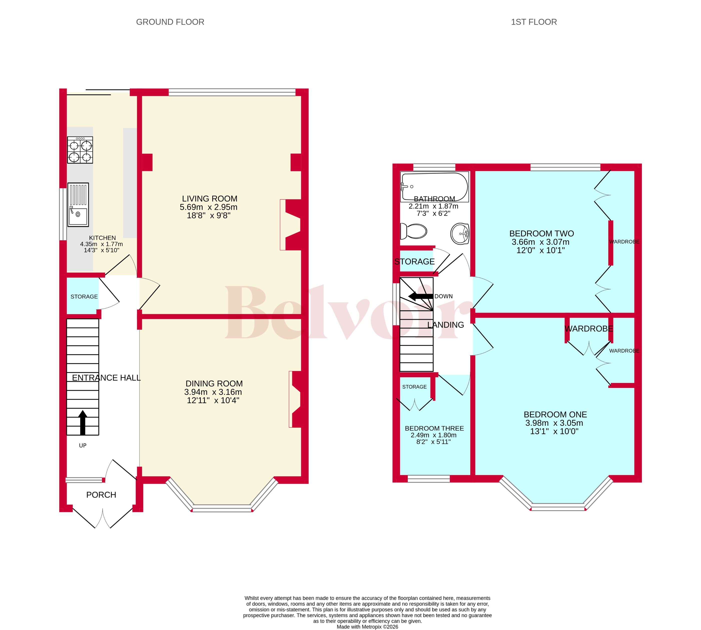98, Dilloways Lane, Wolverhampton floorplan