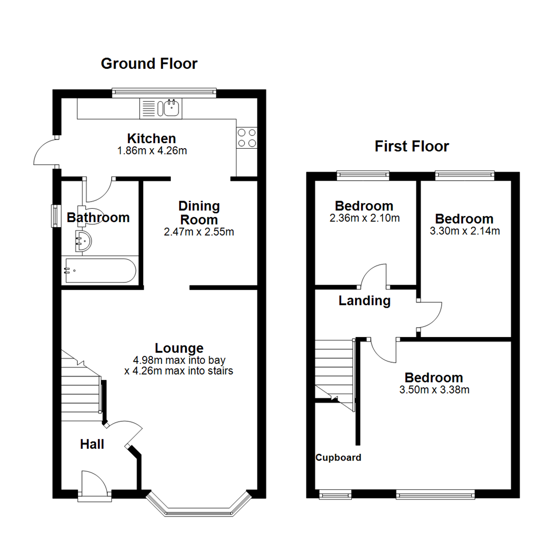 15, Frederick Road, New Arley floorplan