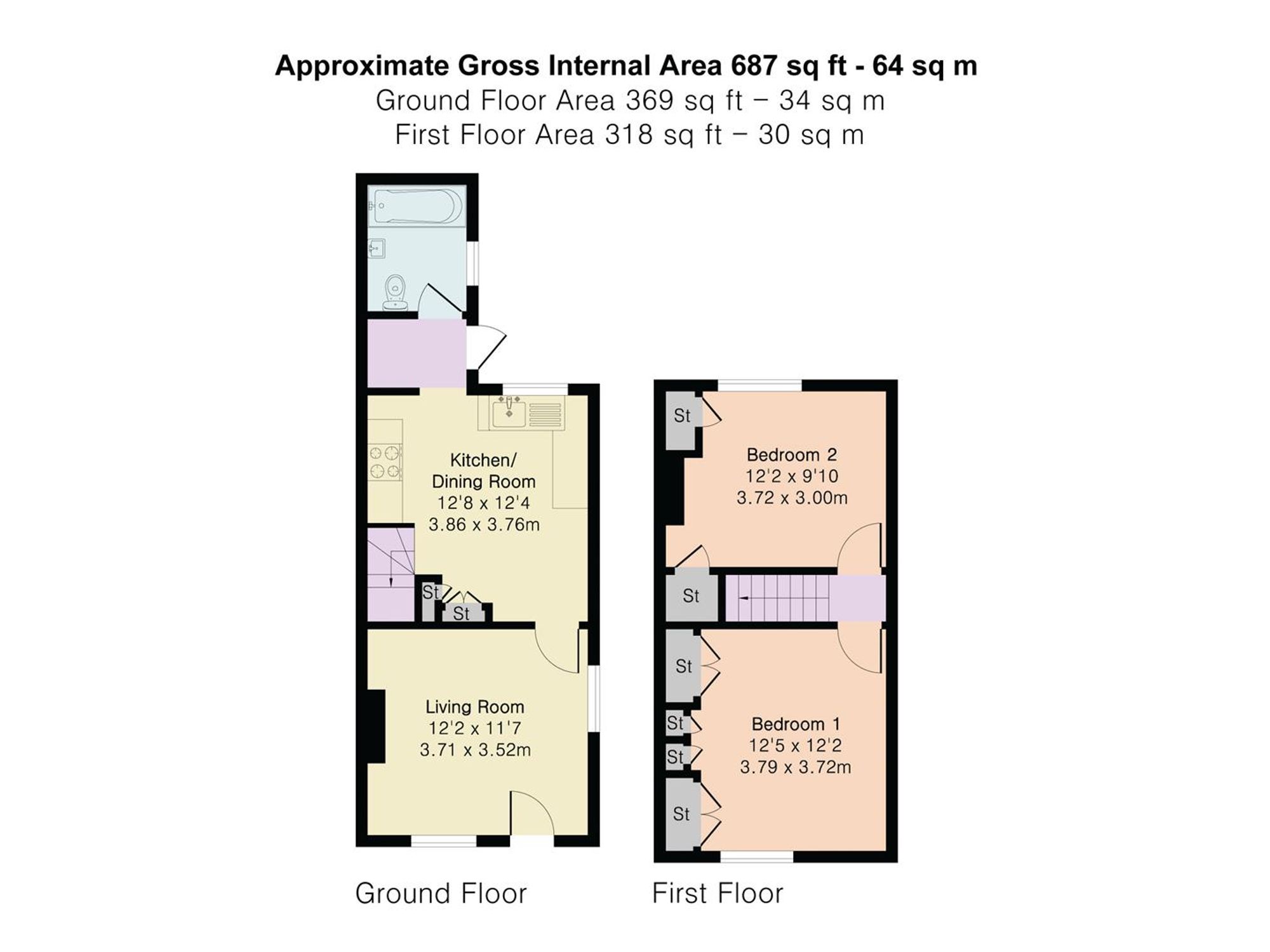 25 The Folly, Hertford floorplan