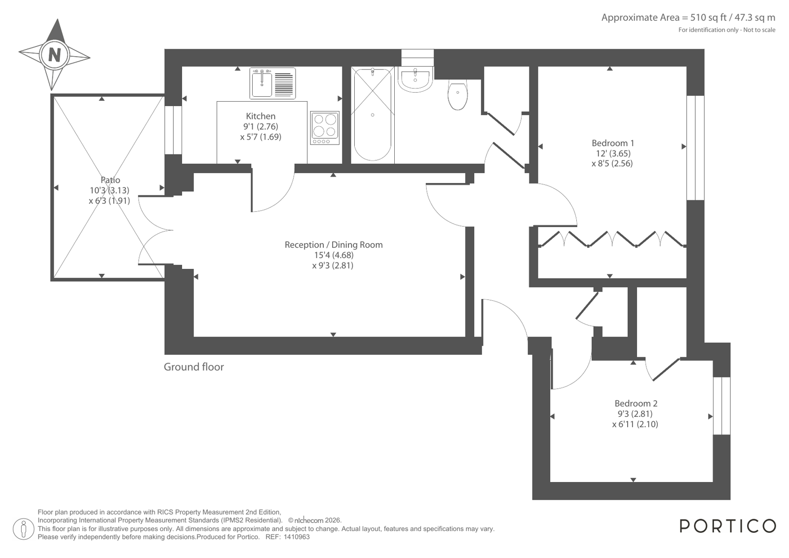 56, Mayfield Road, London floorplan
