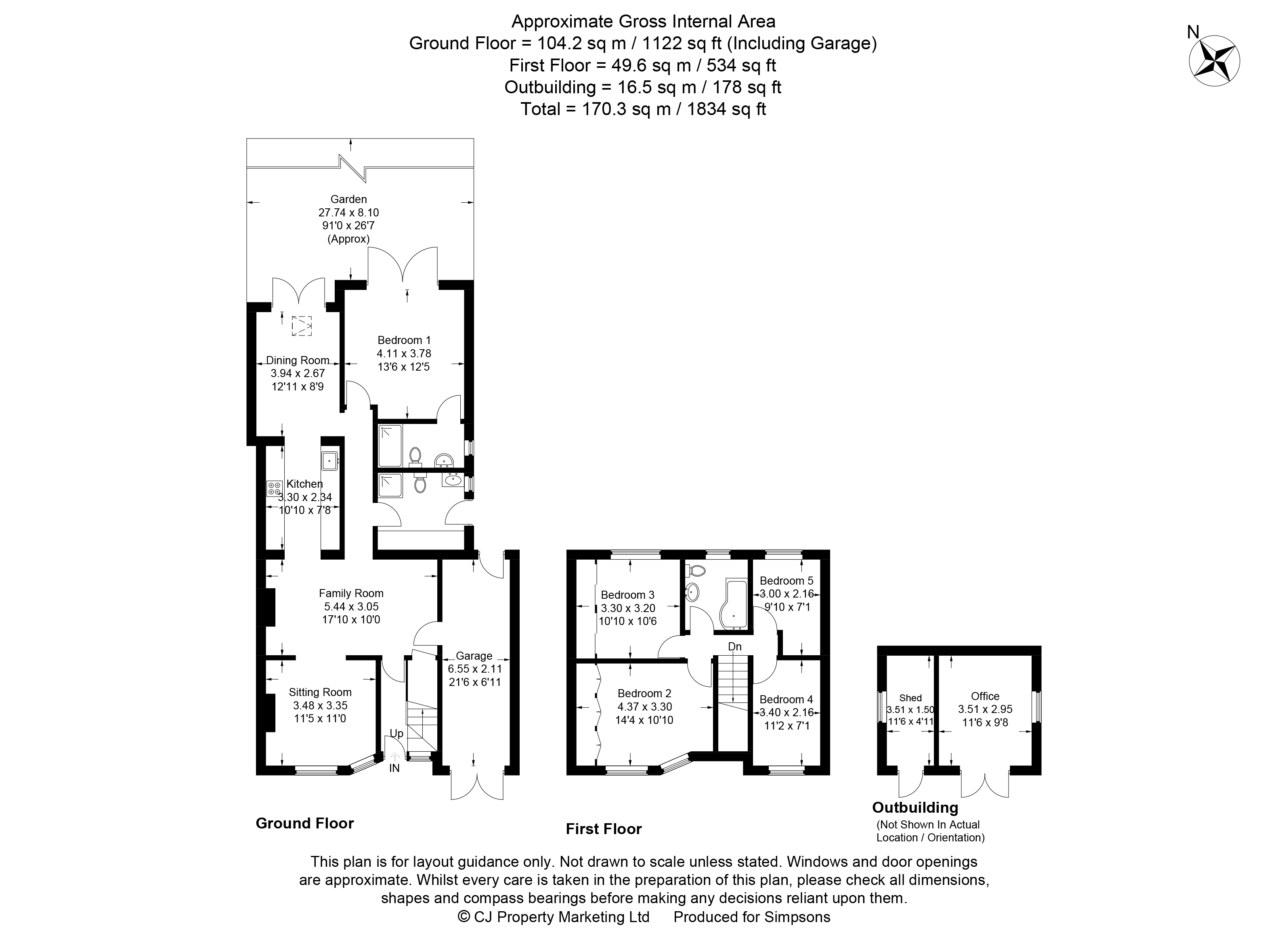 5 Bedrooms Semi-detached house for sale in Sellwood Road, Abingdon OX14