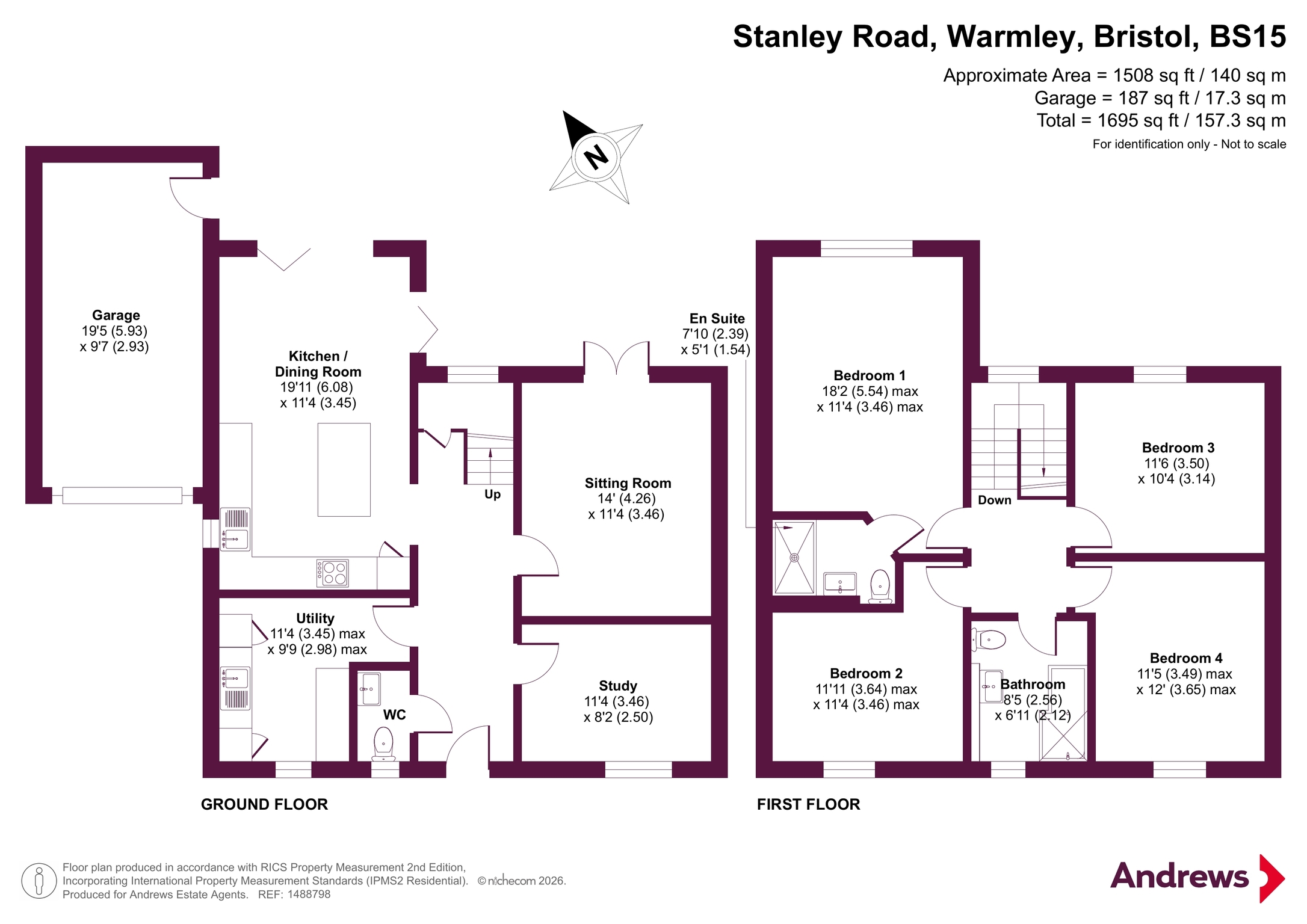 52, Stanley Road, Bristol floorplan
