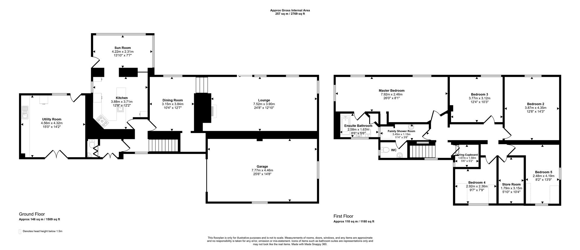 Barn Lane, Milford Haven floorplan