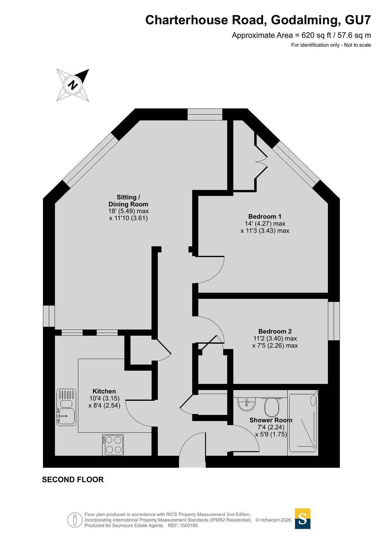 53, Chapel Fields, Godalming floorplan