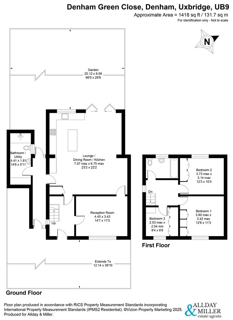 25, Denham Green Close, Uxbridge floorplan