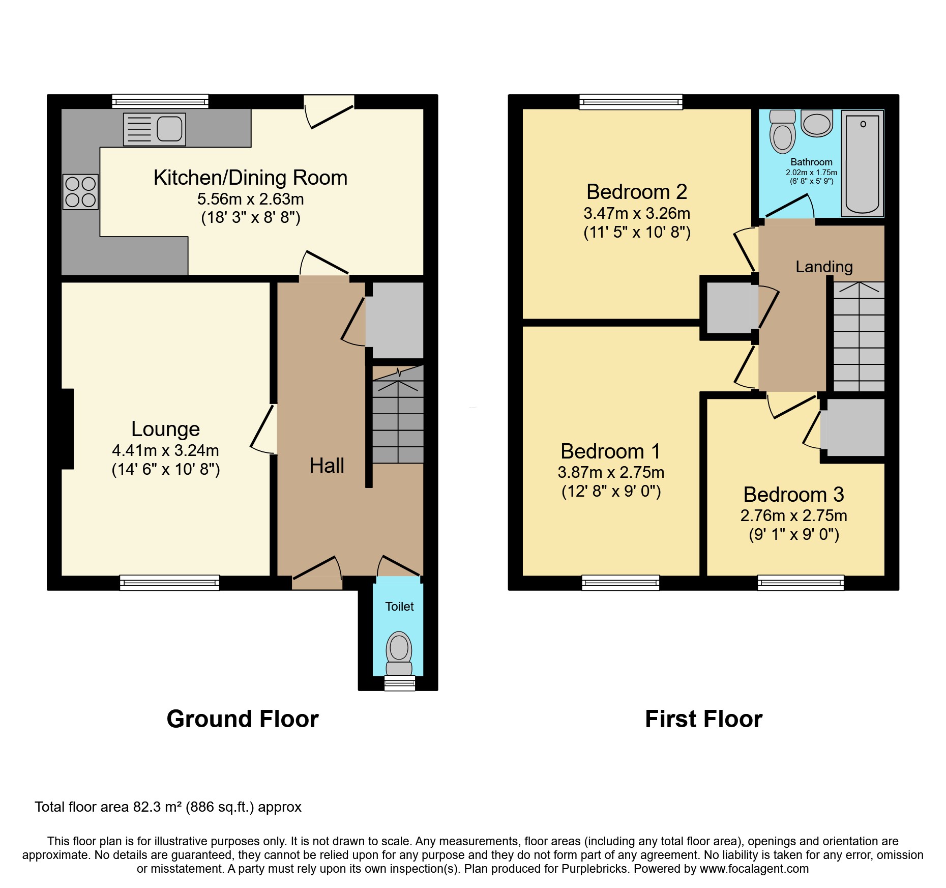 3, Cil Y Bont, Prestatyn floorplan